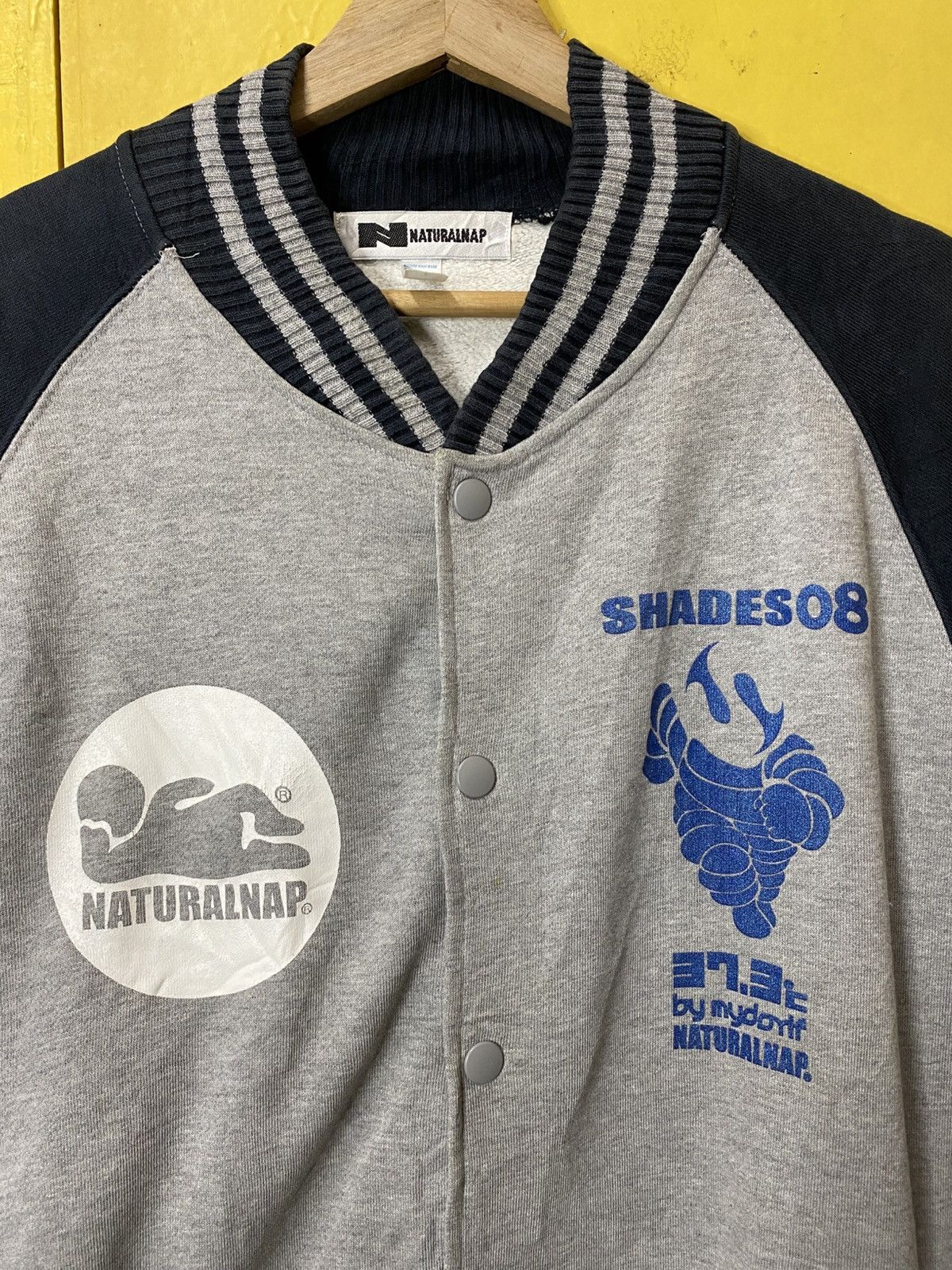 Other Naturalnap Varsity Jaket Grey Colour Size US L / EU 52-54 / 3 - 3 Thumbnail