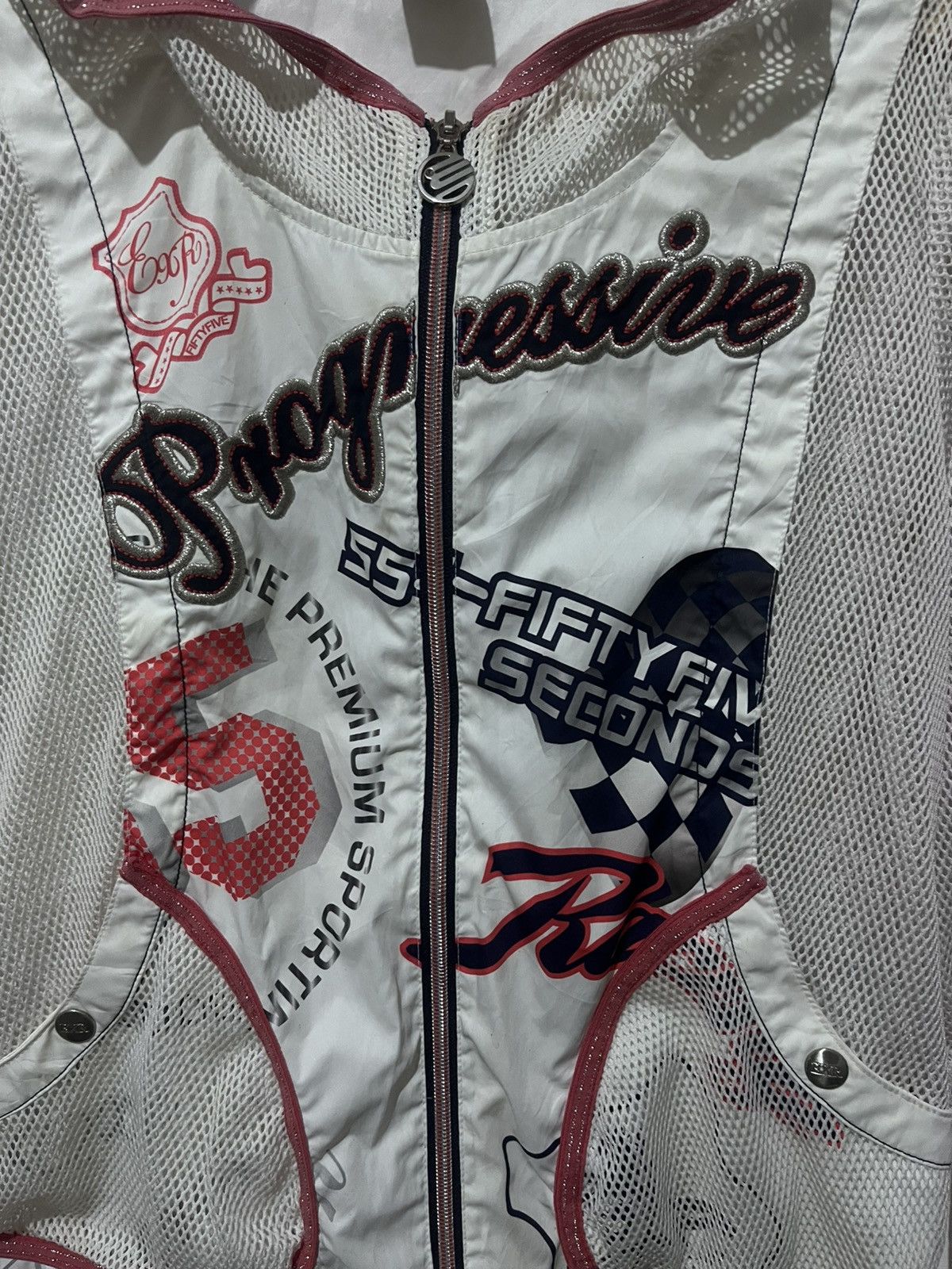 Hysteric Glamour Vintage EXR Progressive 55 Fifty Five. Mesh Hoodie Jacket Size US S / EU 44-46 / 1 - 5 Thumbnail