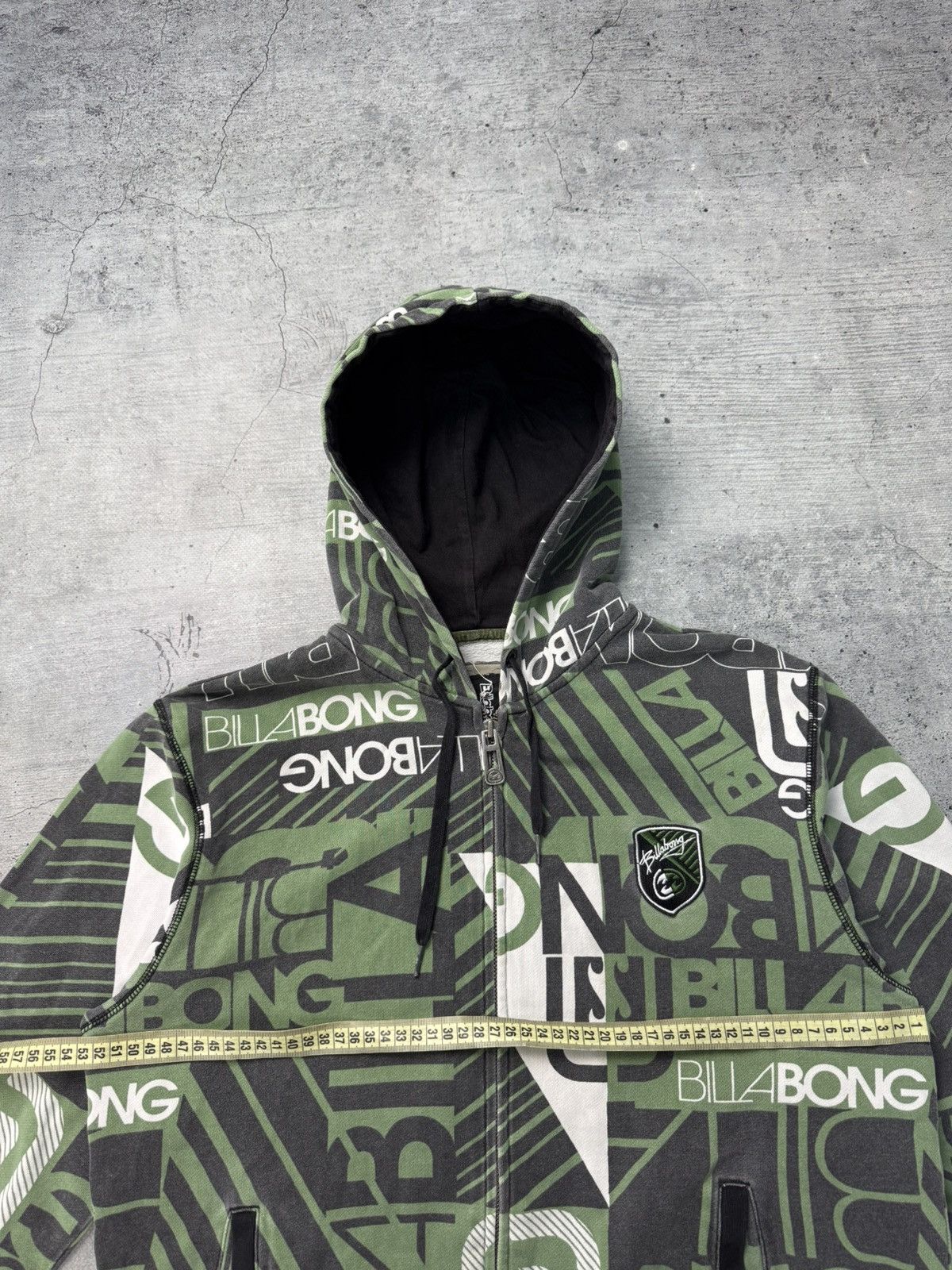 Billabong Vintage Y2k Billabong Zip Up Hoodie Size US M / EU 48-50 / 2 - 4 Thumbnail