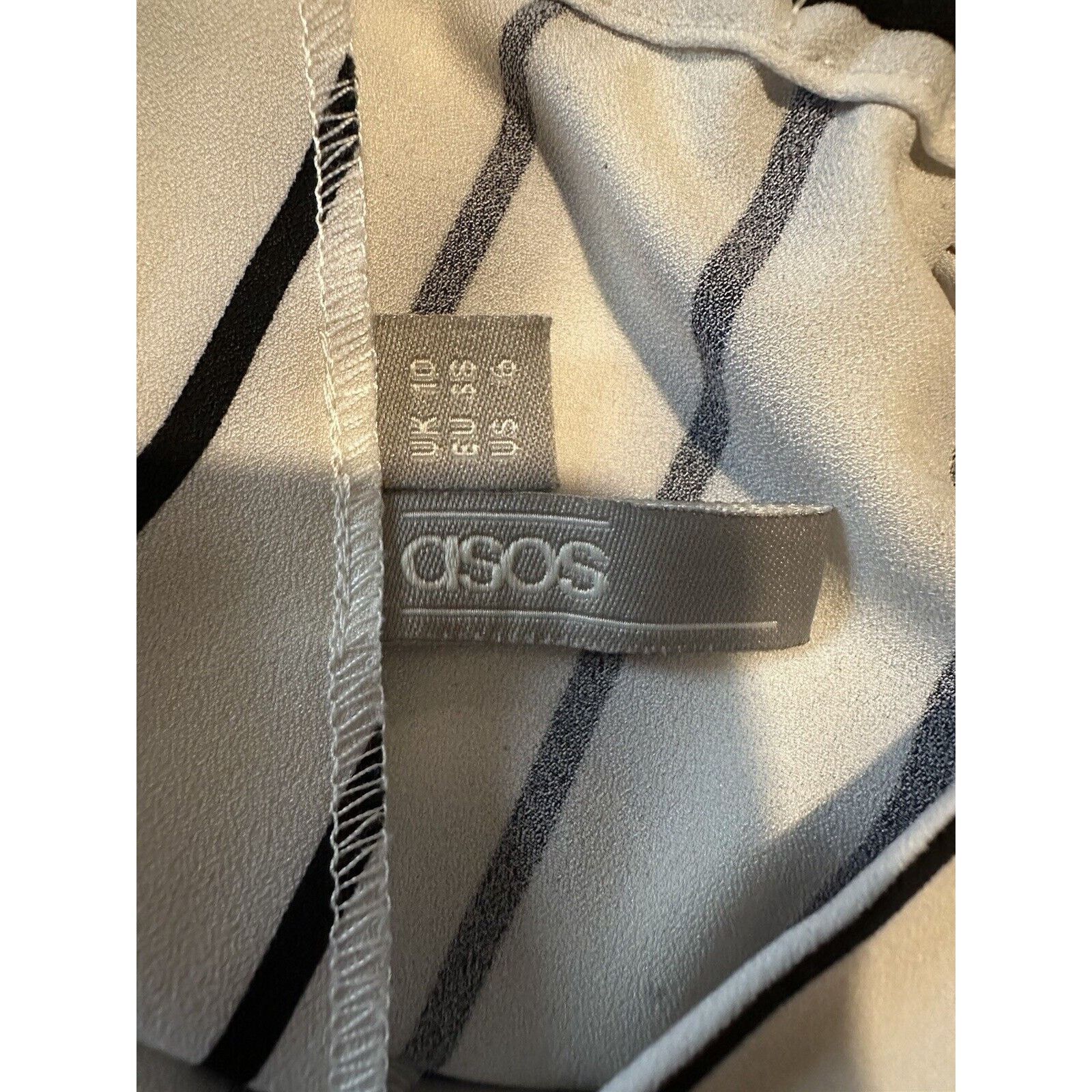 Asos ASOS Wide Leg Palazzo Drop Pants High Rise Cropped Size 6 Size 28" / US 6 / IT 42 - 5 Thumbnail