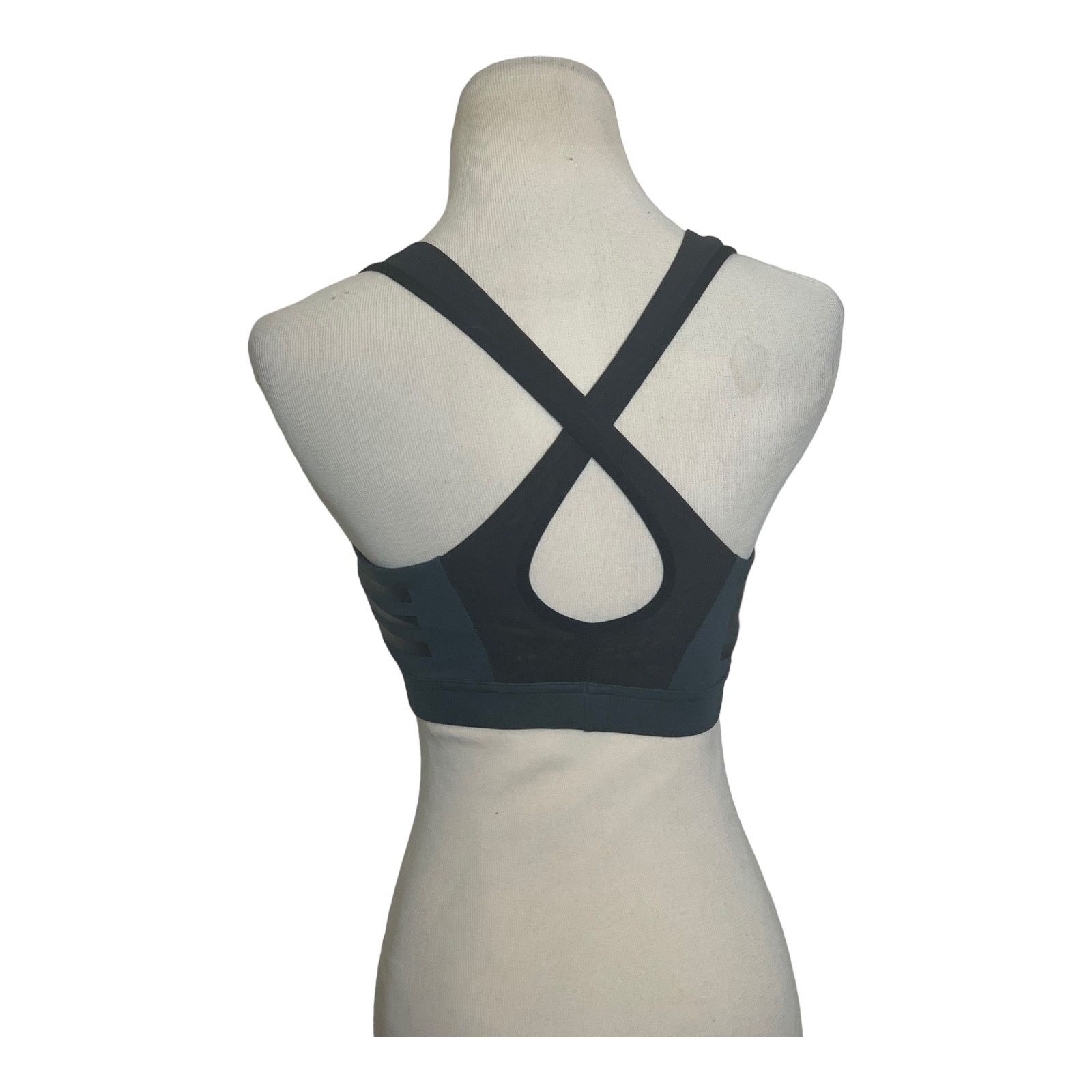 Adidas Adidas gray crossed back sports bra size XS Size XS / US 0-2 / IT 36-38 - 2 Thumbnail