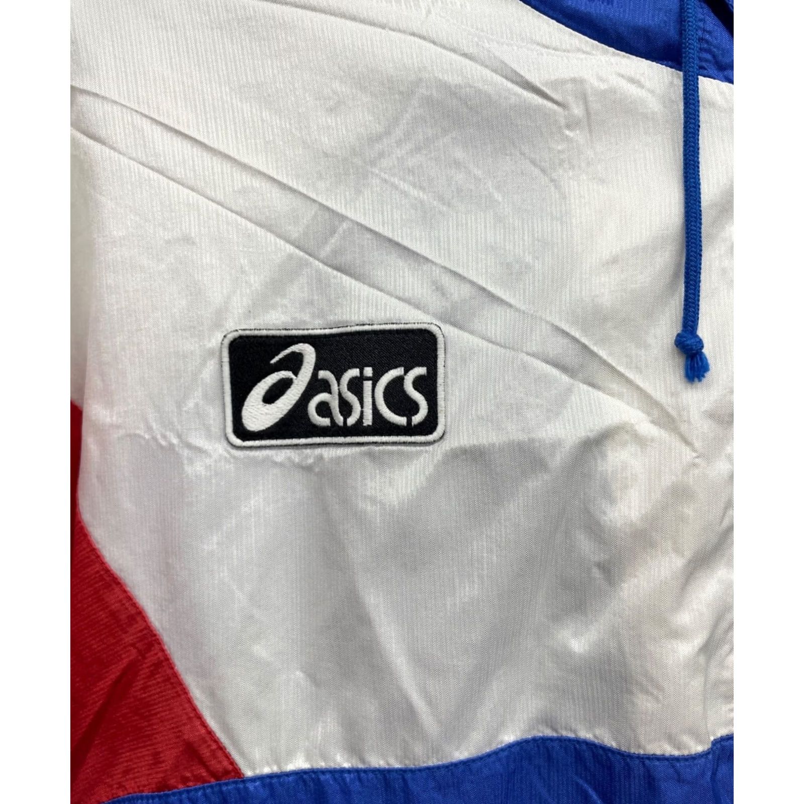 Asics asics Hoodie Men M Blue x white Size M Pullover Size US M / EU 48-50 / 2 - 7 Thumbnail
