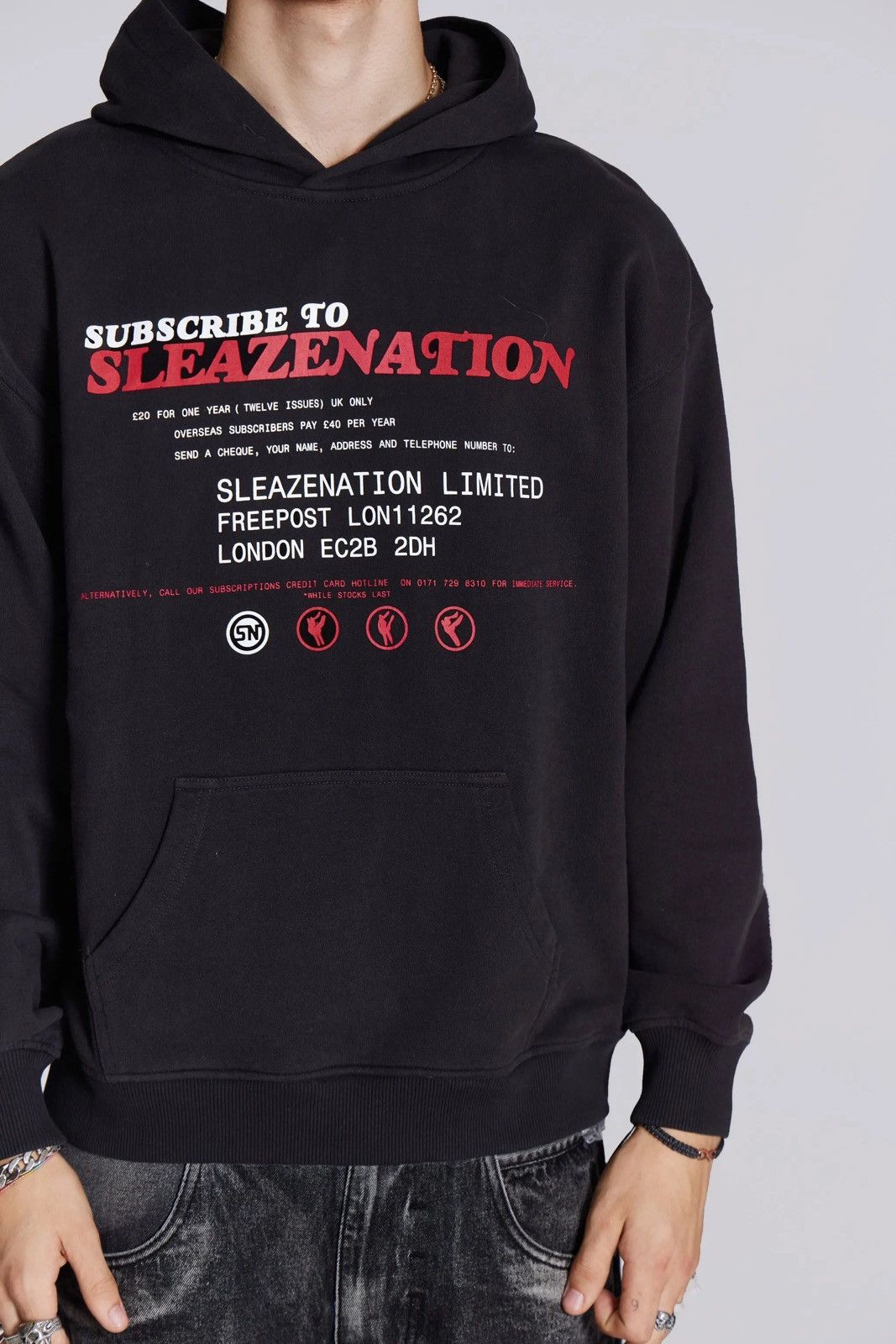 Jaded London Jaded London Sleaze Nation Subscription Hoodie Size US L / EU 52-54 / 3 - 5 Thumbnail
