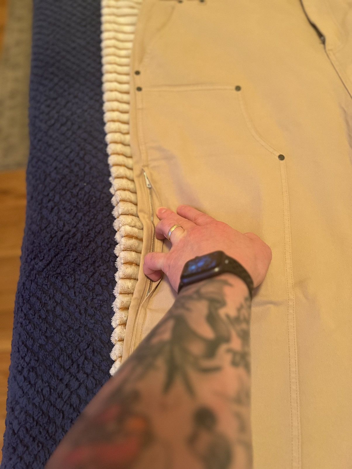 REPRESENT Utility Wide Cotton Cargo Pants (sz XXL)