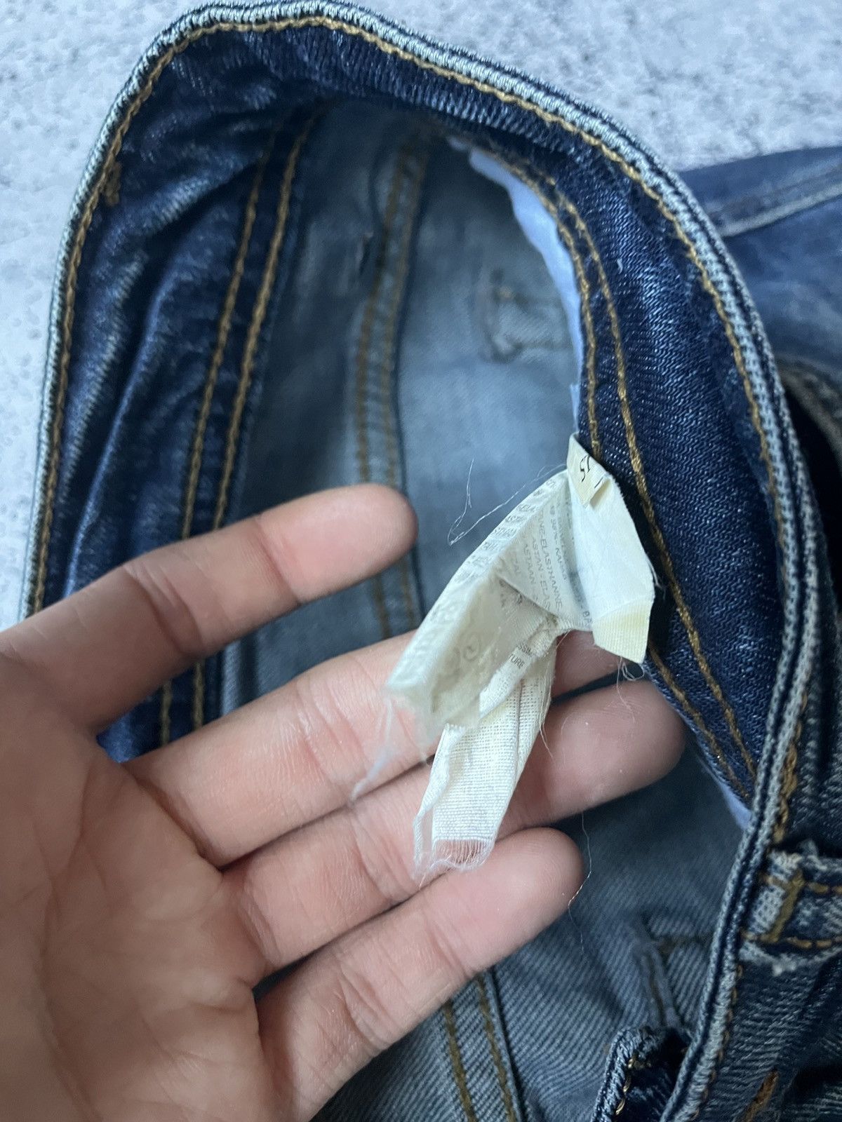 Armani × Vintage Vintage Armani Jeans Denim Metallic Logo Y2K USA Size US 34 / EU 50 - 14 Thumbnail