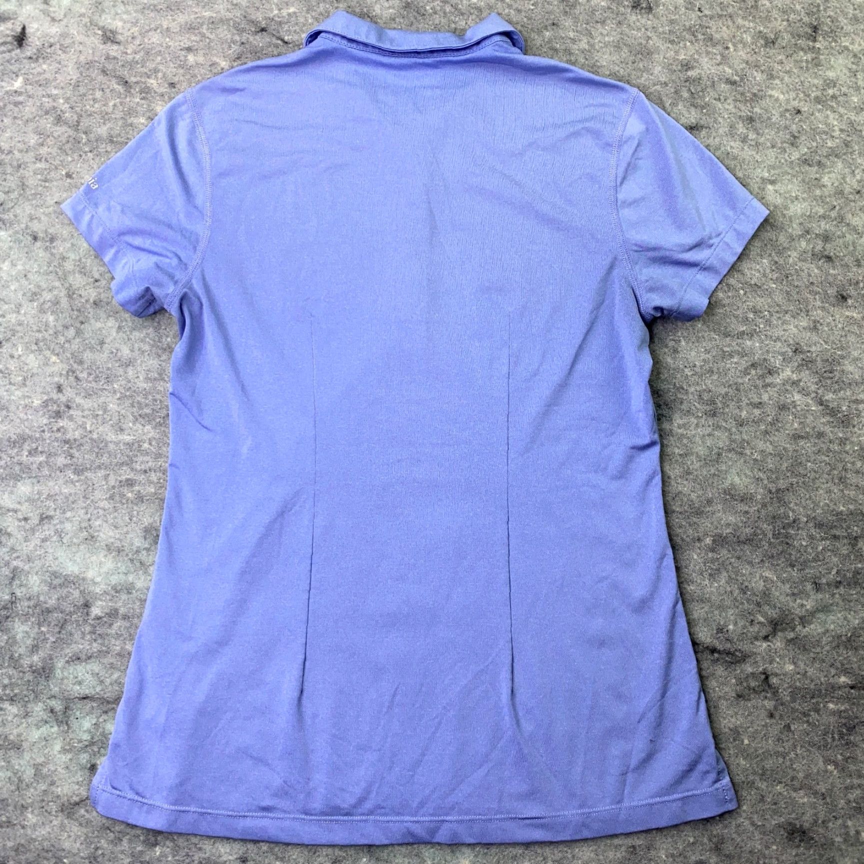 Vintage Columbia Womens Polo Shirt XS Purple Short Sleeve Stretch Cotton Elastane Jersey Basic Size XS / US 0-2 / IT 36-38 - 5 Thumbnail