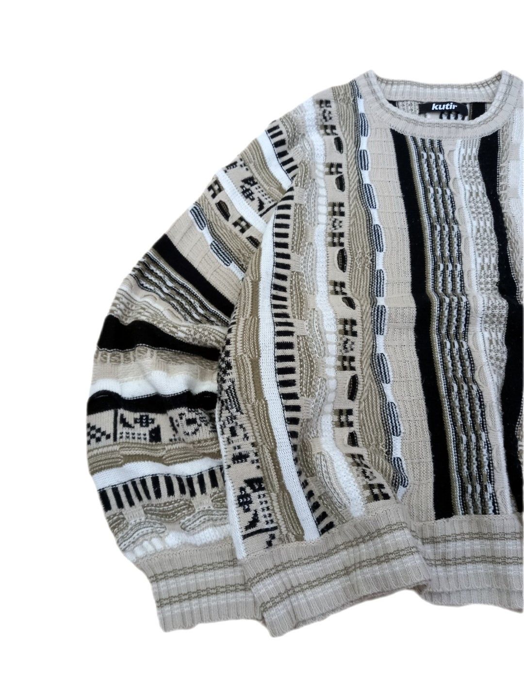 Japanese Brand Kutir Japanese Brand 3d Knitwear Like Coogi Tundra Kapital Size L / US 10 / IT 46 - 4 Thumbnail