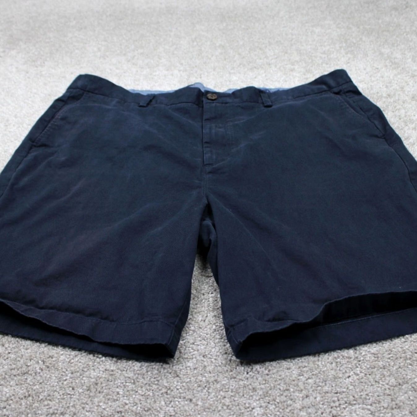 Vineyard Vines Vineyard Vines Breaker Shorts Mens 42 Blue Chino Stretch Flat Front 9" Inseam, Regular Fit, Casual Beach Theme Size US 42 / EU 58 - 2 Thumbnail