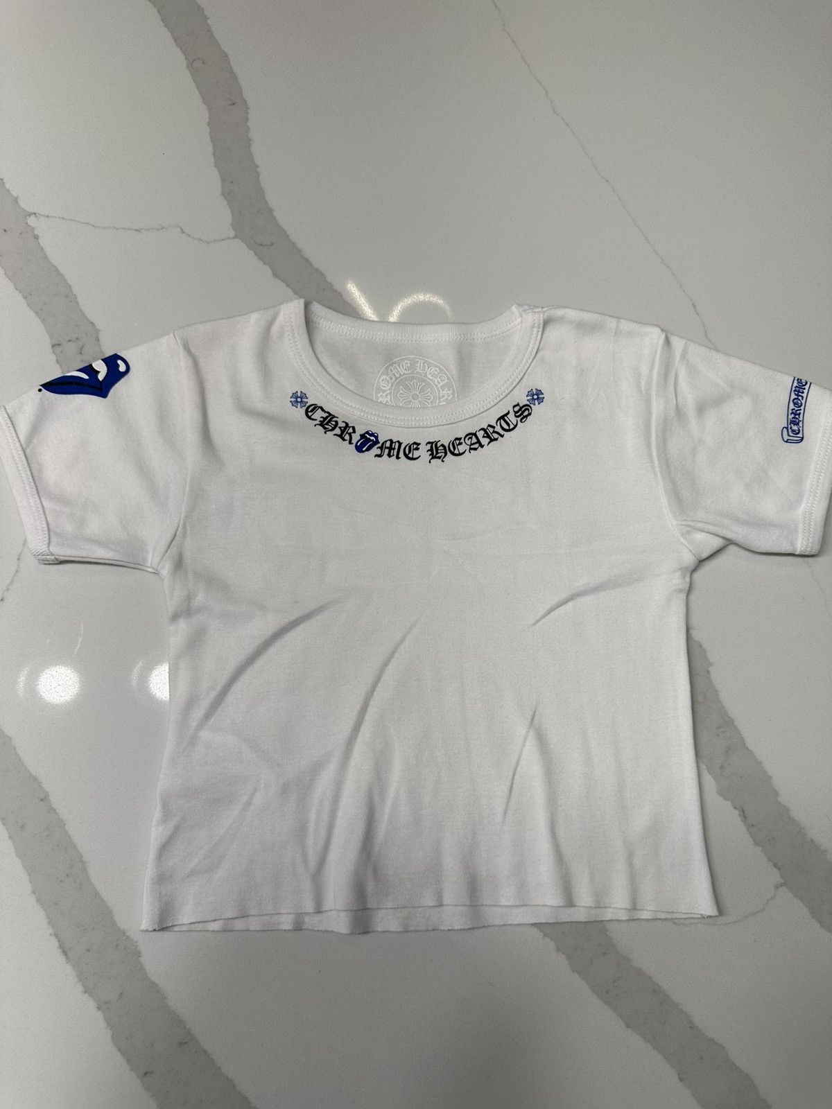 🔥Chrome Hearts Rolling Stone NYC exclusive Croptop Tee🔥