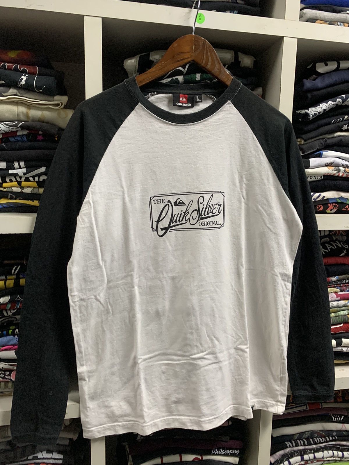 Quiksilver Quiksilver big logo long sleeve shirt Size US L / EU 52-54 / 3 - 6 Thumbnail