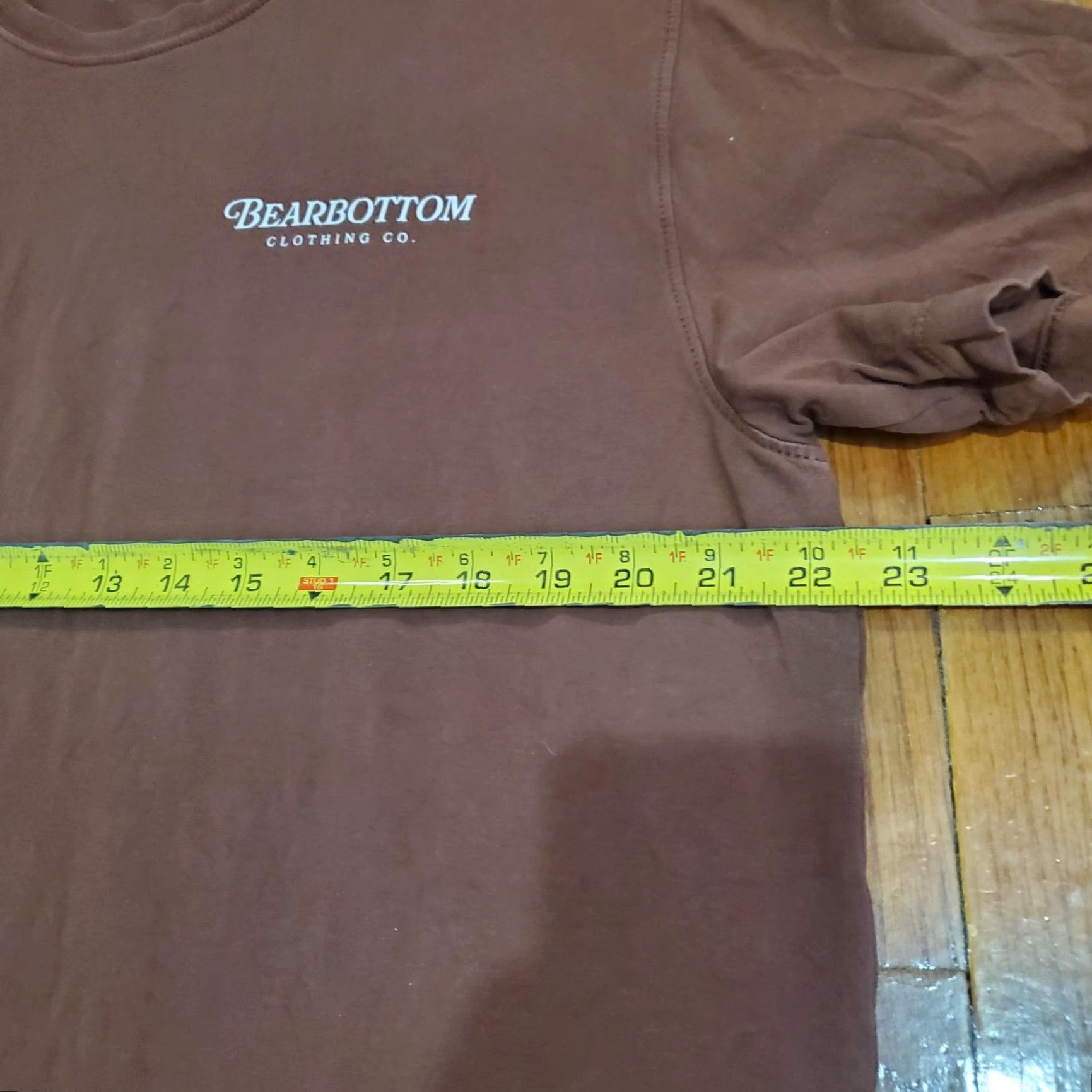 Vintage Bearbottom Shirt Mens XL Brown Athletic Club Running Graphic Performance Tee Size US XL / EU 56 / 4 - 6 Thumbnail