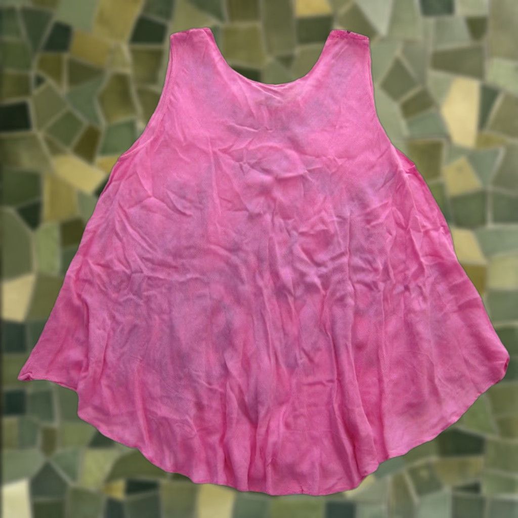 Vintage VINTAGE California Breeze Tank Women L Pink Floral Embroidered Sleeveless Rayon Blouse Large Size L / US 10 / IT 46 - 1 Thumbnail