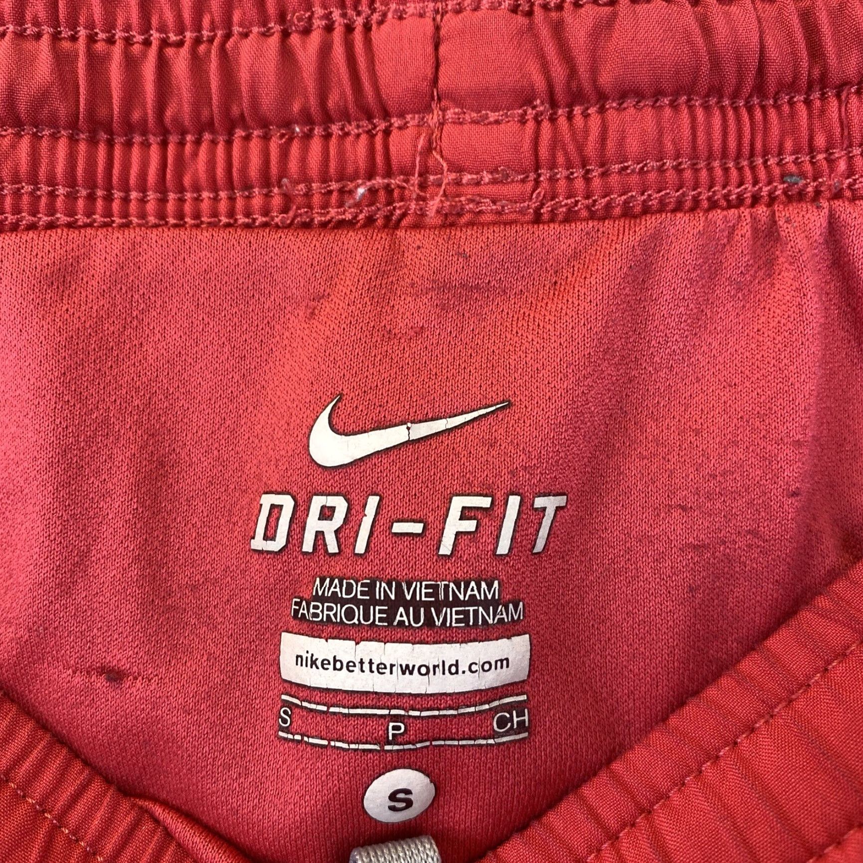 Nike Nike Women's Dri-FIT Running Shorts Size S Red 58-11 Regular Activewear Casual Athletic Women Red Nike Dri-FIT Running Shorts Size S Size 28" / US 6 / IT 42 - 3 Thumbnail