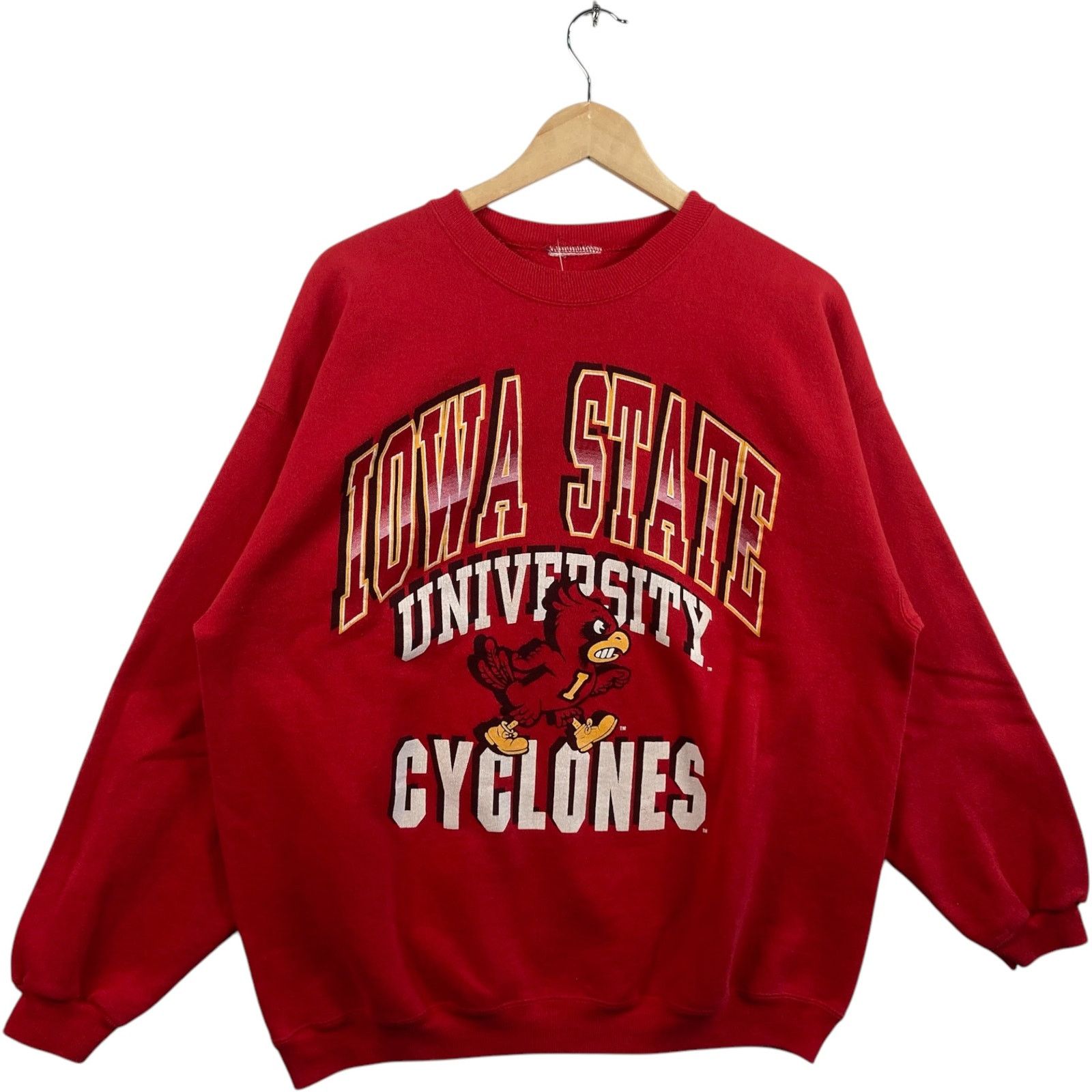 Vintage Vintage Iowa State University Cyclones Spellout Crewneck XL Size US XL / EU 56 / 4 - 1 Thumbnail