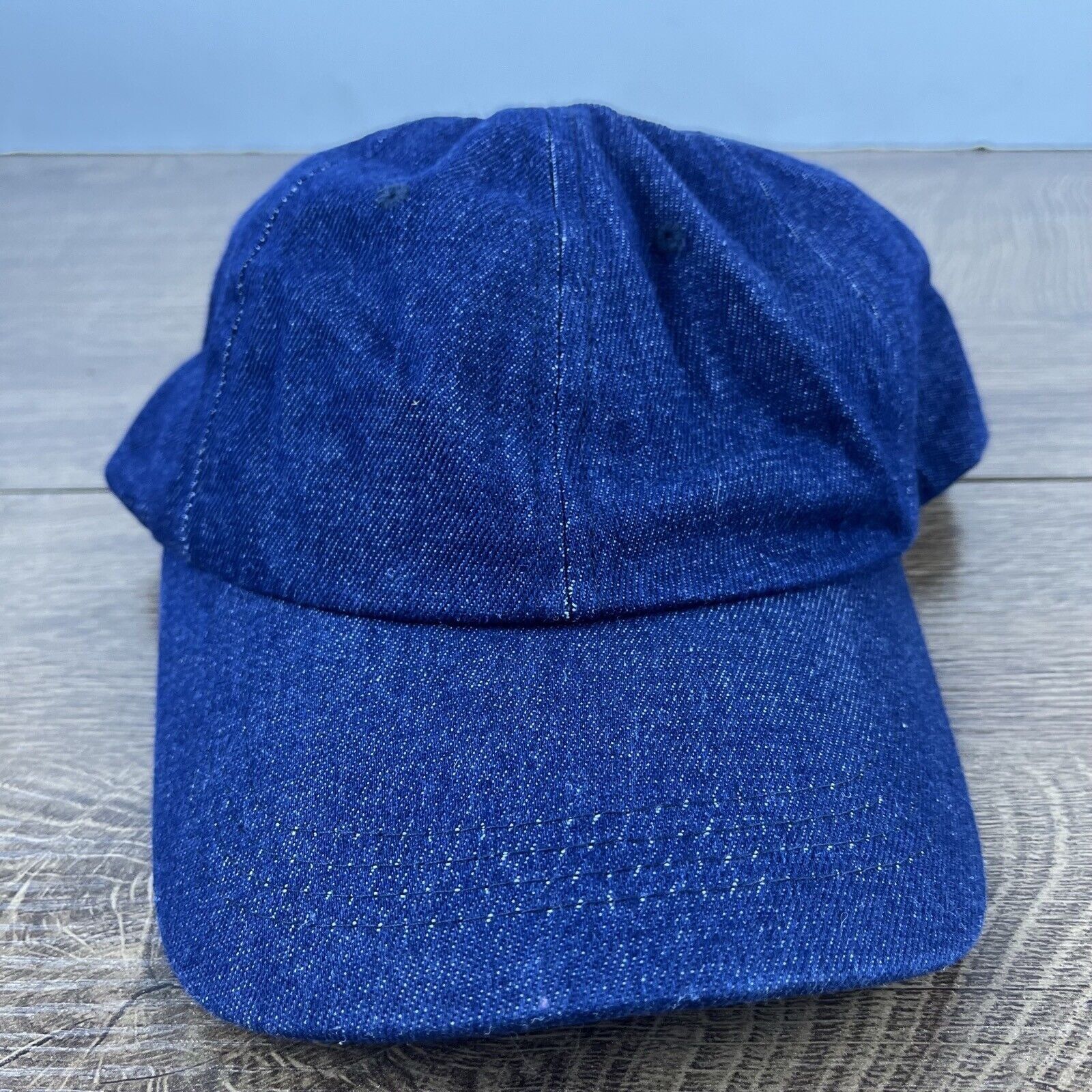 Other Blue Jean Hat Blue Cap Adjustable Blue Adult Size Hat Size ONE SIZE - 1 Thumbnail
