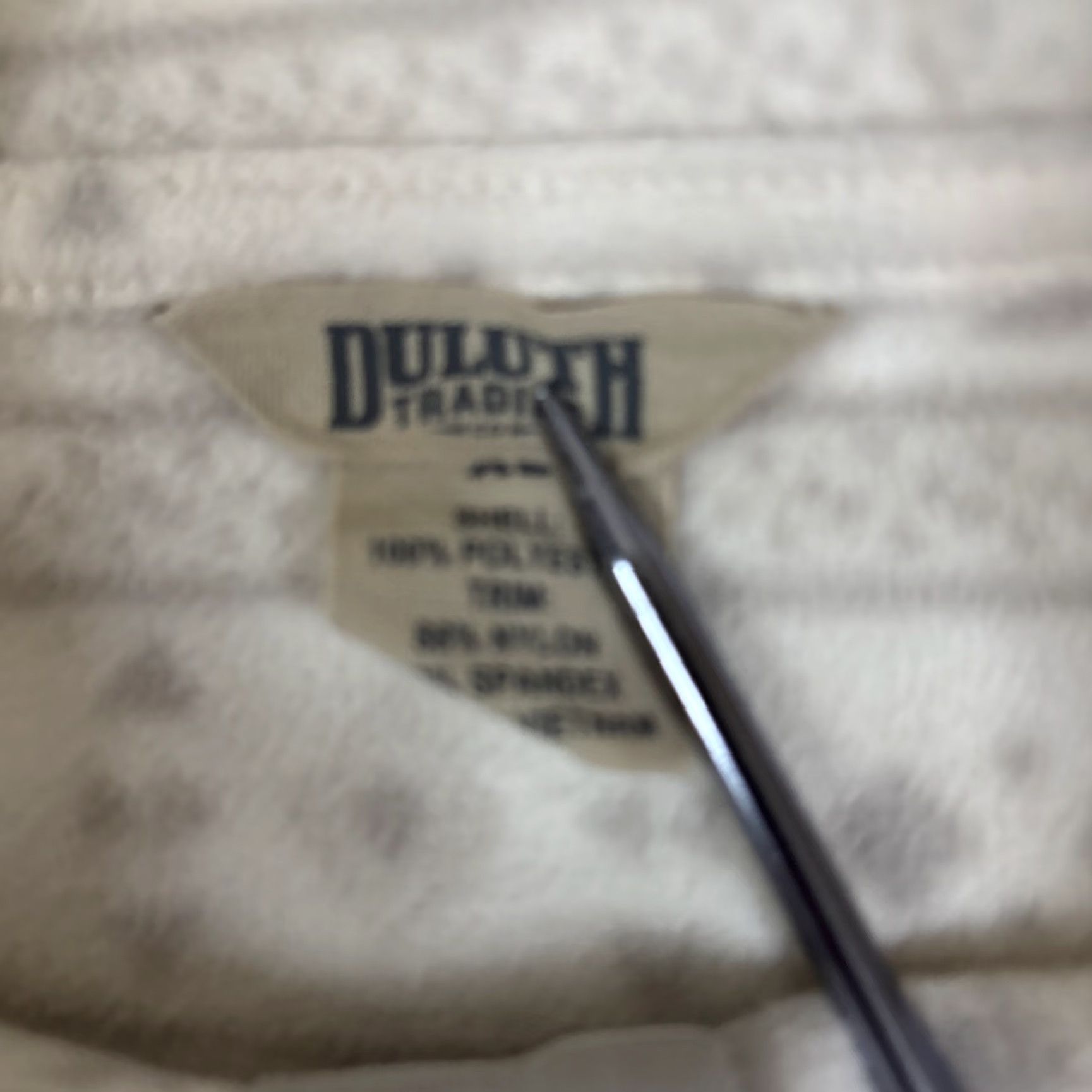 Duluth Trading Company Duluth Trading Co. Fleece Shirt Jacket Southwestern XL Women Pullover Long Sleeve Beige Collared Polyester Newsletter? Size XL / US 12-14 / IT 48-50 - 3 Thumbnail