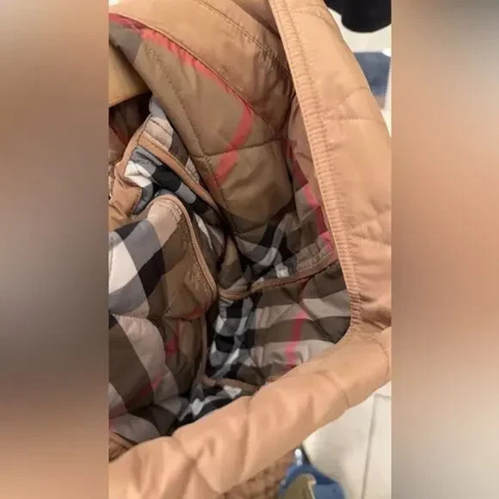 Burberry BURBERRY PARKGATE BEIGE HOODED QUILTED LONG JACKET L $2K Size L / US 10 / IT 46 - 6 Thumbnail
