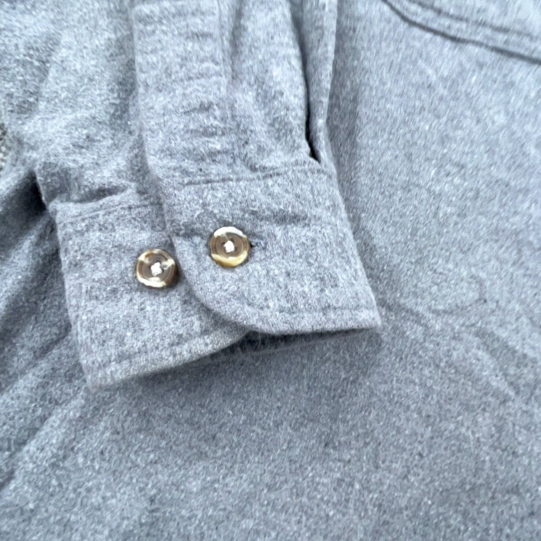 Vintage VINTAGE RedHead Shirt Men XL Gray Button Up Chamois Cloth Thick Heavy Camp Y2K Size US XL / EU 56 / 4 - 4 Thumbnail
