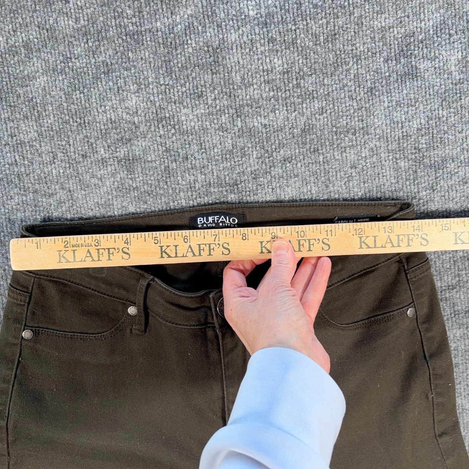 Buffalo David Bitton Buffalo David Bitton Karolin Stretch Jegging Olive 8/29 Size 30" / US 8 / IT 44 - 7 Thumbnail