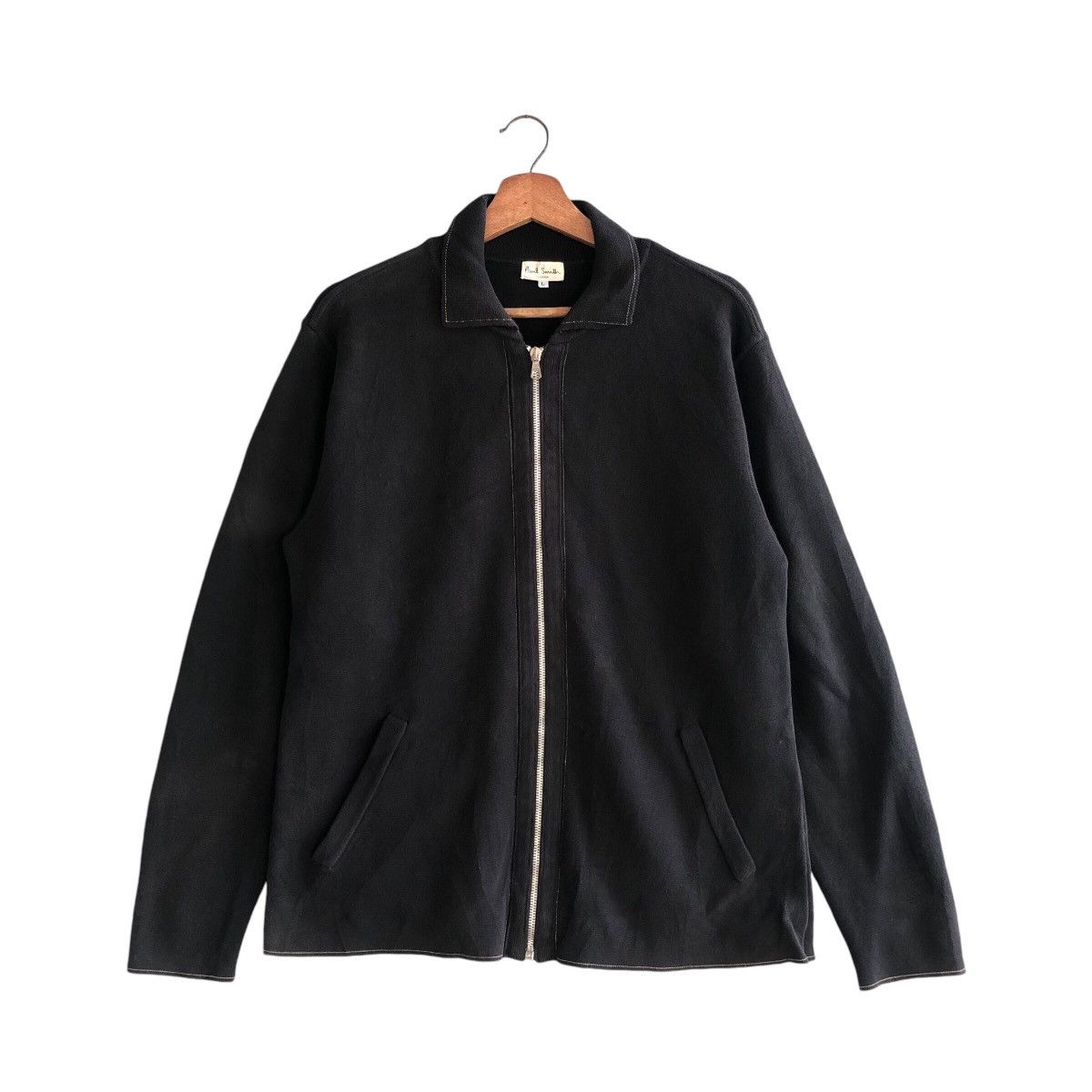 Paul Smith Black Full Zip Vintage Jacket Size L