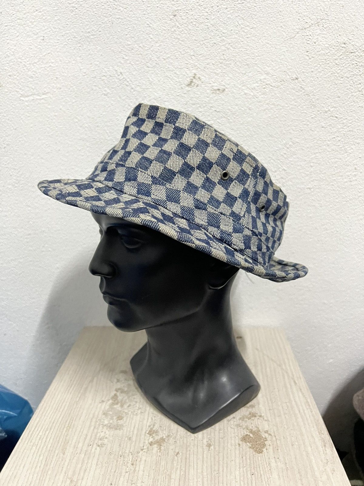 Vintage Vintage Plaid tartan Bucket Hat Size ONE SIZE - 3 Thumbnail