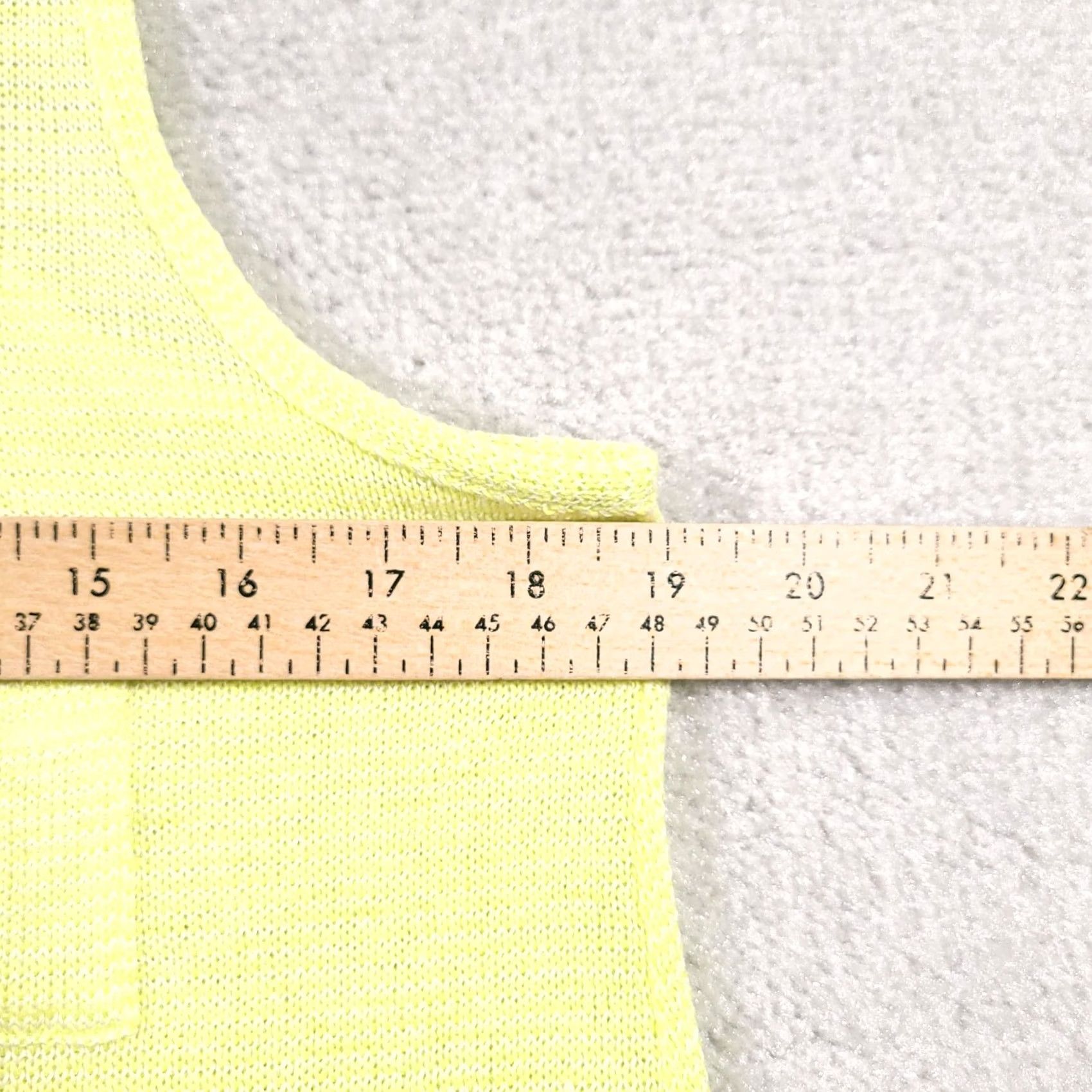 Vintage Maurices Tank Top Adult Large Lime Green Pocket Stretch Scoop Neck Womens Size L / US 10 / IT 46 - 4 Thumbnail