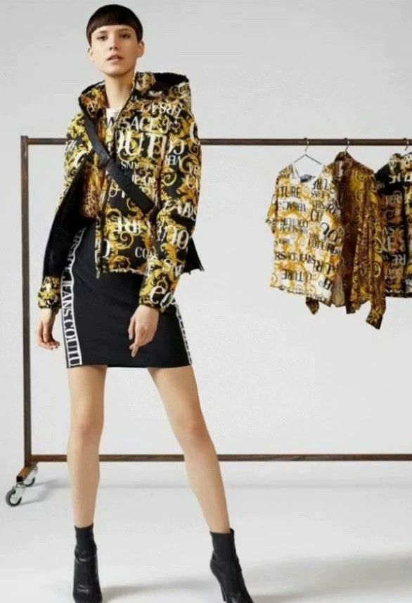 Versace Printed down jacket
