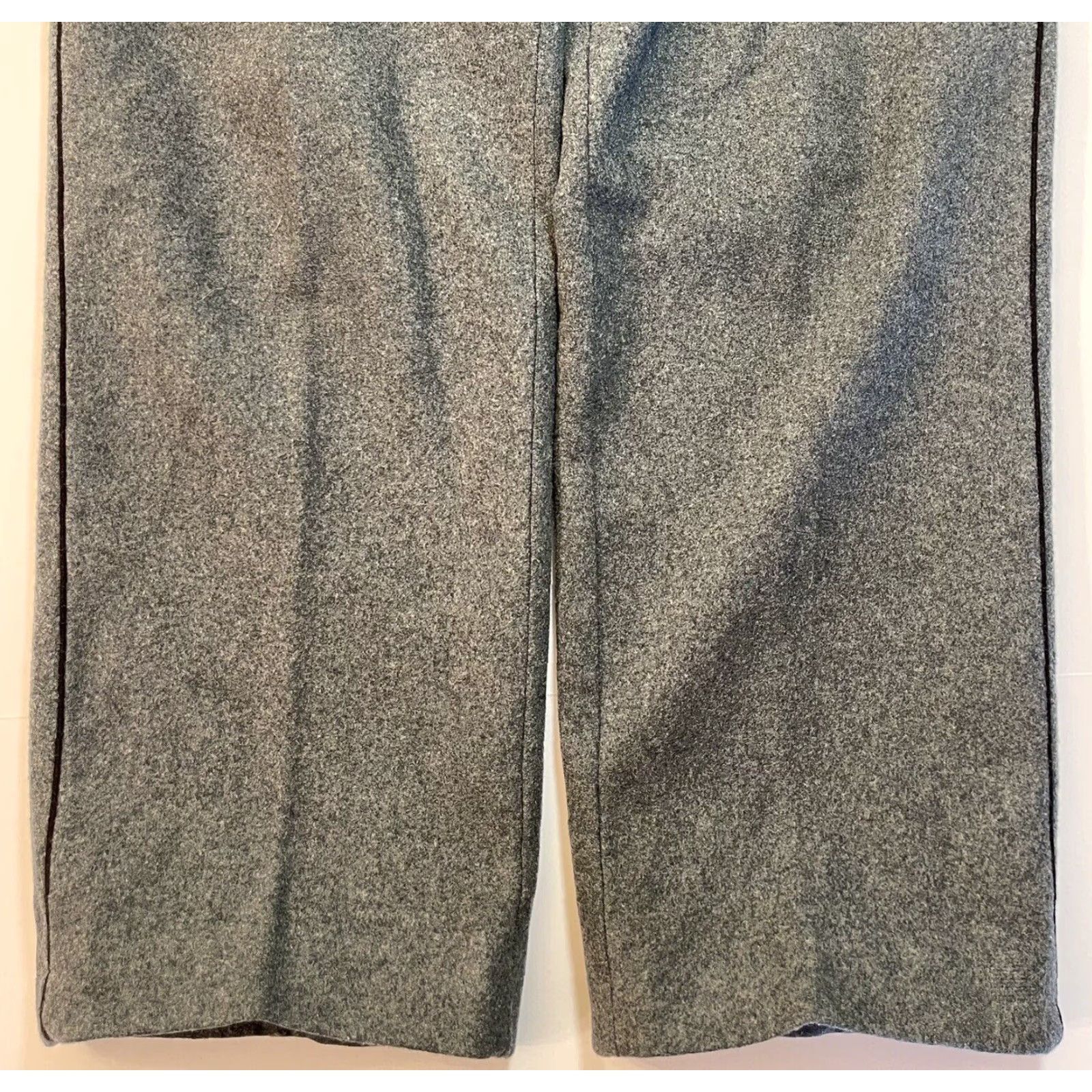 Vintage VINTAGE Wool Pants Gray Uniform Hunting Military 32 Workwear Regular Fit Mens Size US 32 / EU 48 - 3 Thumbnail