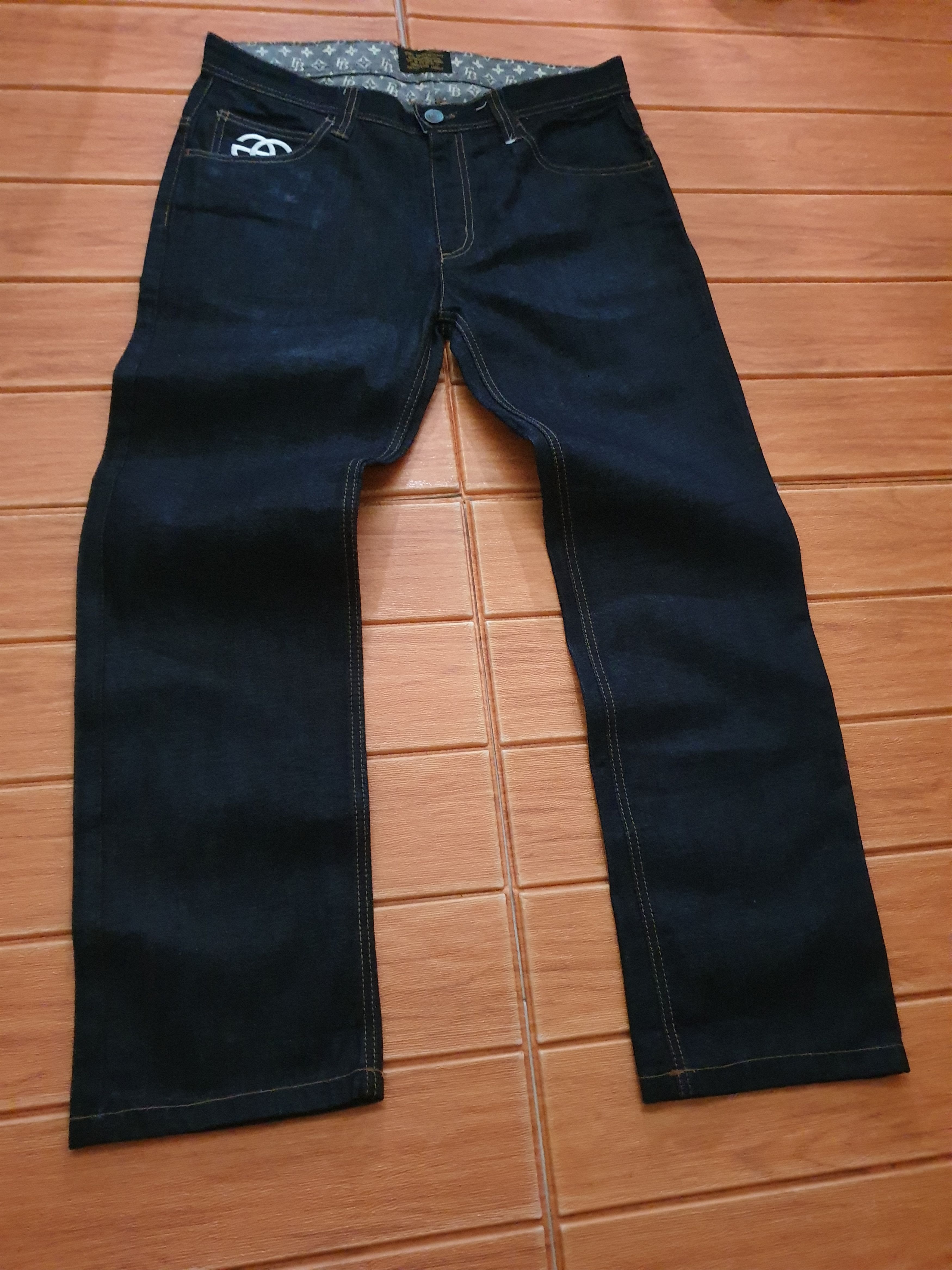 Japanese Brand 💥Etbx inspired blue colour denim pant Size US 34 / EU 50 - 7 Thumbnail