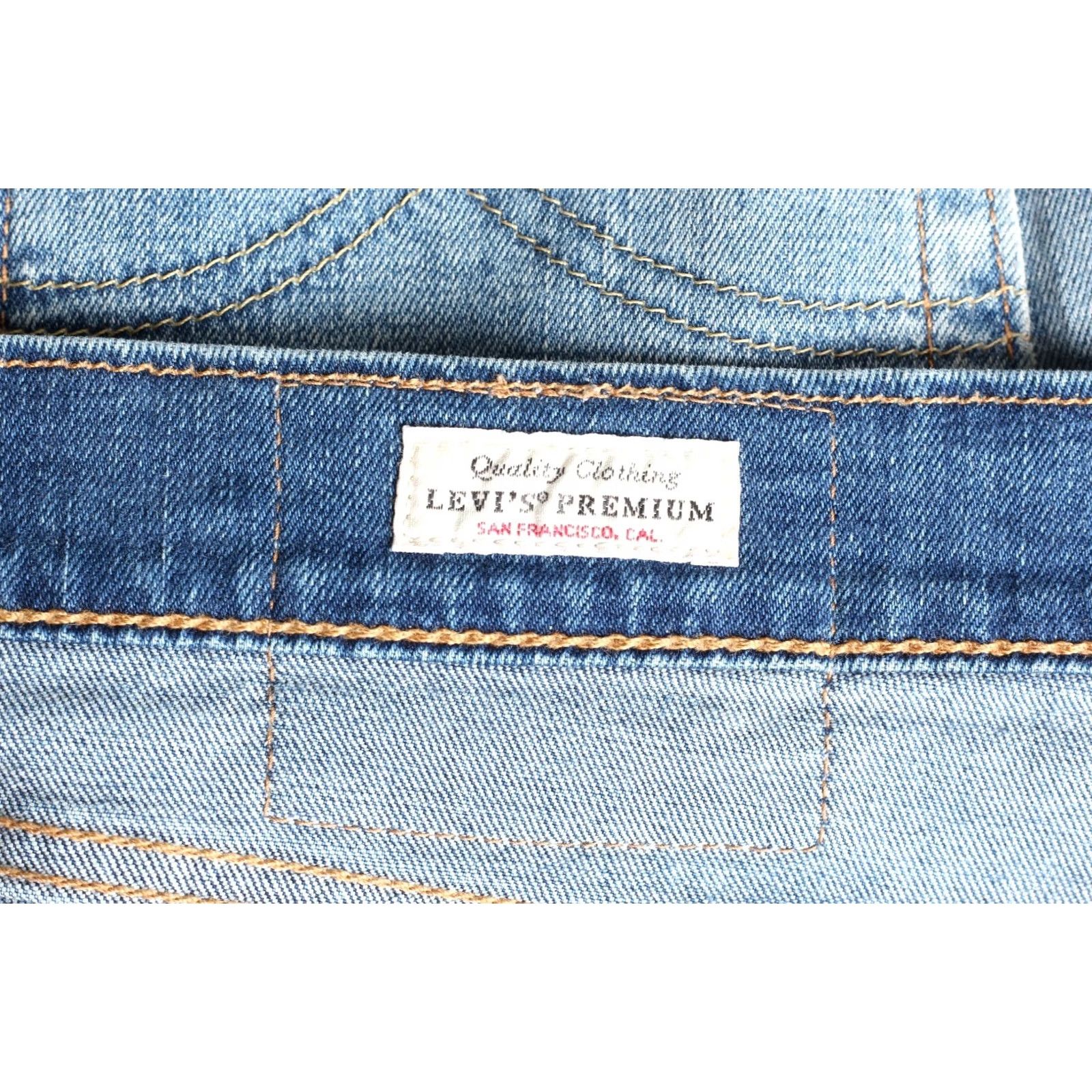 Levi's LEVI’S 511 Slim Fit Jeans Men W32 L30 PREMIUM Big E Stretch DZ8239 Denim Blue 5-Pocket Mens Size US 32 / EU 48 - 7 Thumbnail
