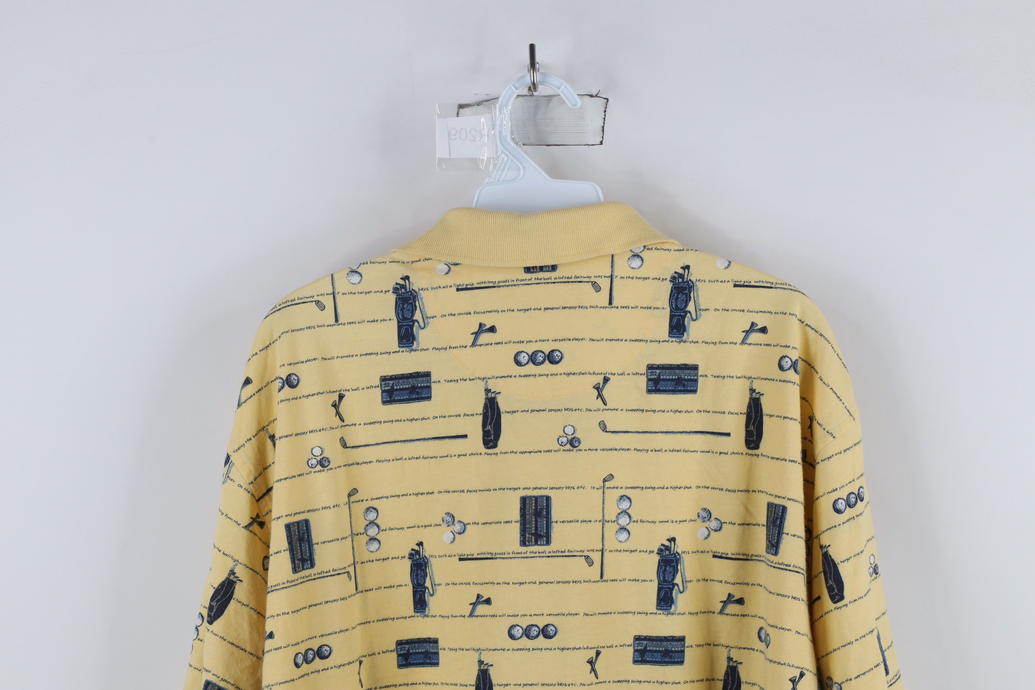 Vintage Vintage 90s Streetwear All Over Print Collared Polo Shirt Size US XL / EU 56 / 4 - 12 Thumbnail