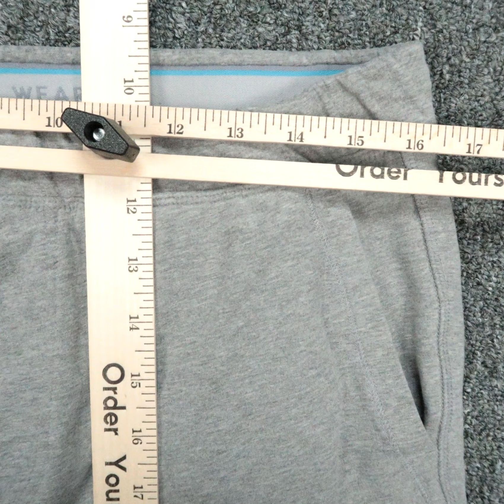Vintage Mack Weldon Pants Mens Large Gray Ace Jogger Athletic Zip Pocket Stretch Size US 33 - 6 Thumbnail