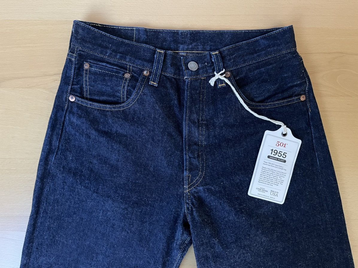 Levi's Vintage Clothing Levi’s Vintage Clothing 1955 501 Cone Mills Denim W29 X L34 Size US 29 - 3 Thumbnail
