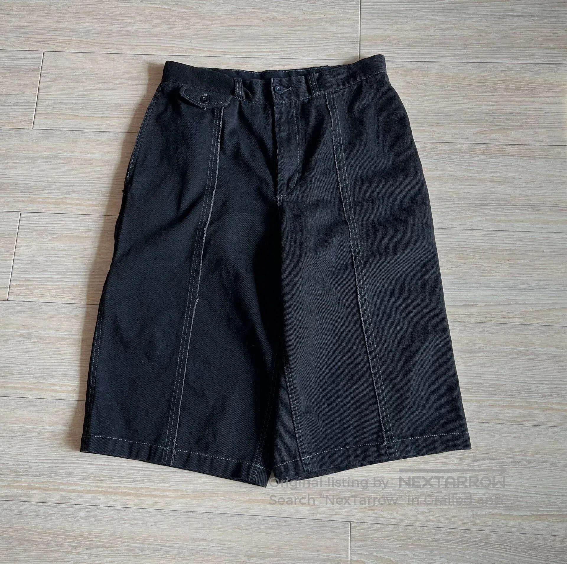 Journal Standard JOURNAL STANDARD x NULL TOKYO Denim Cropped Shorts. Size US 33 - 3 Thumbnail