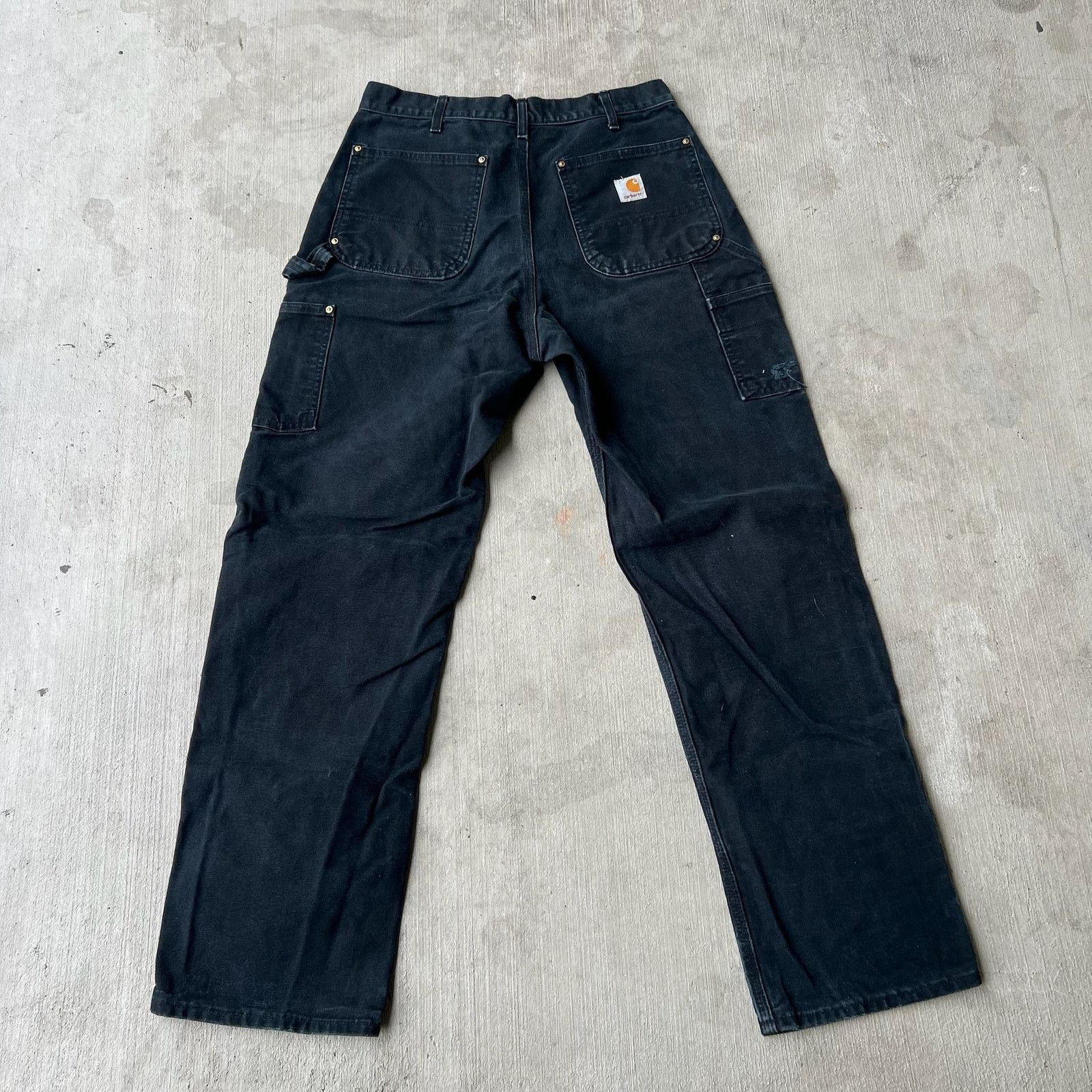 Carhartt × Vintage Carhartt black double knee work wear carpenter pants Size US 30 / EU 46 - 4 Thumbnail
