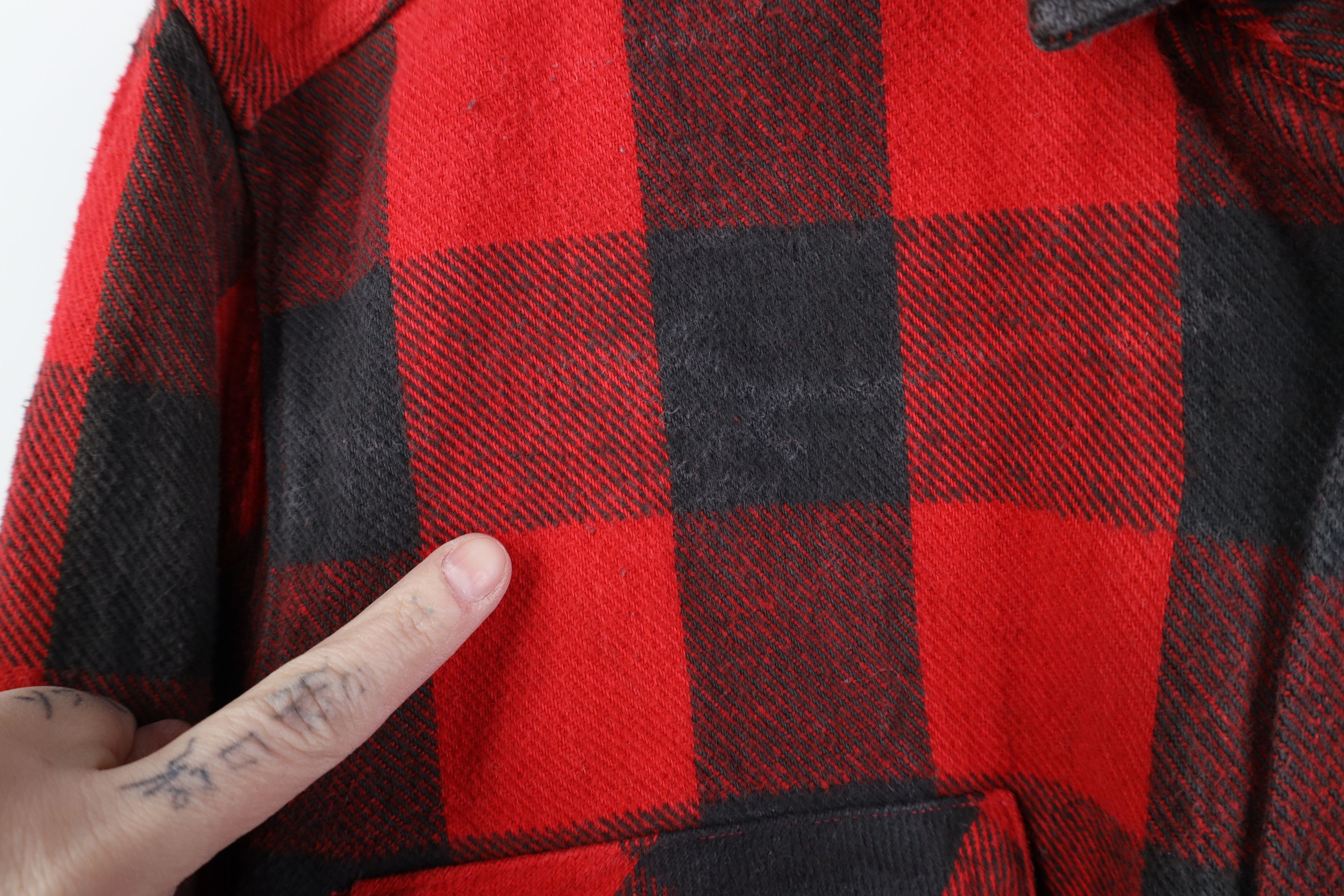Vintage Vintage 90s Streetwear Heavyweight Button Shirt Plaid Size US M / EU 48-50 / 2 - 6 Thumbnail