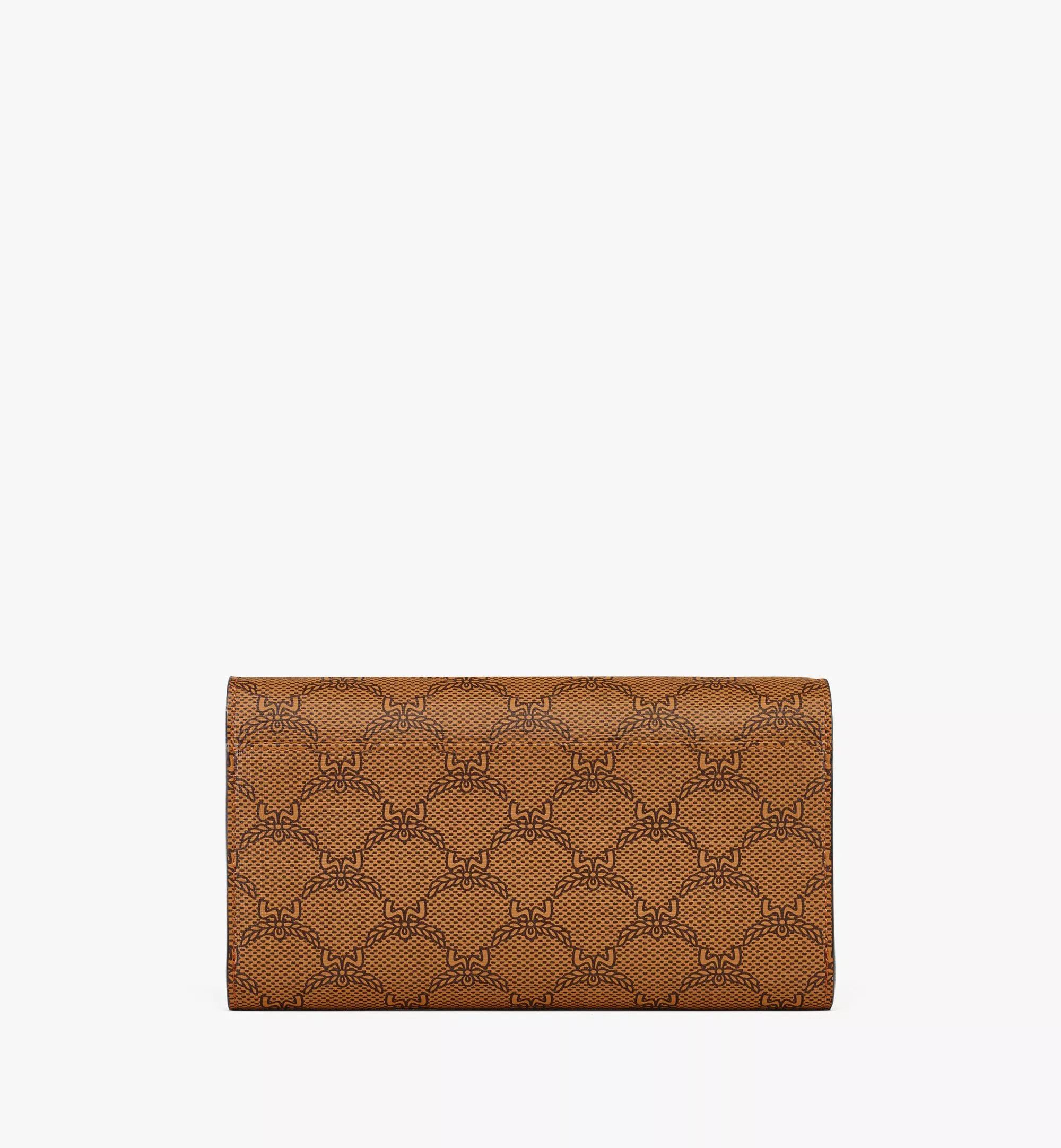 MCM o1mt1gz0725 Size: OS / Large Fold Wallet in Brown Size ONE SIZE - 3 Thumbnail