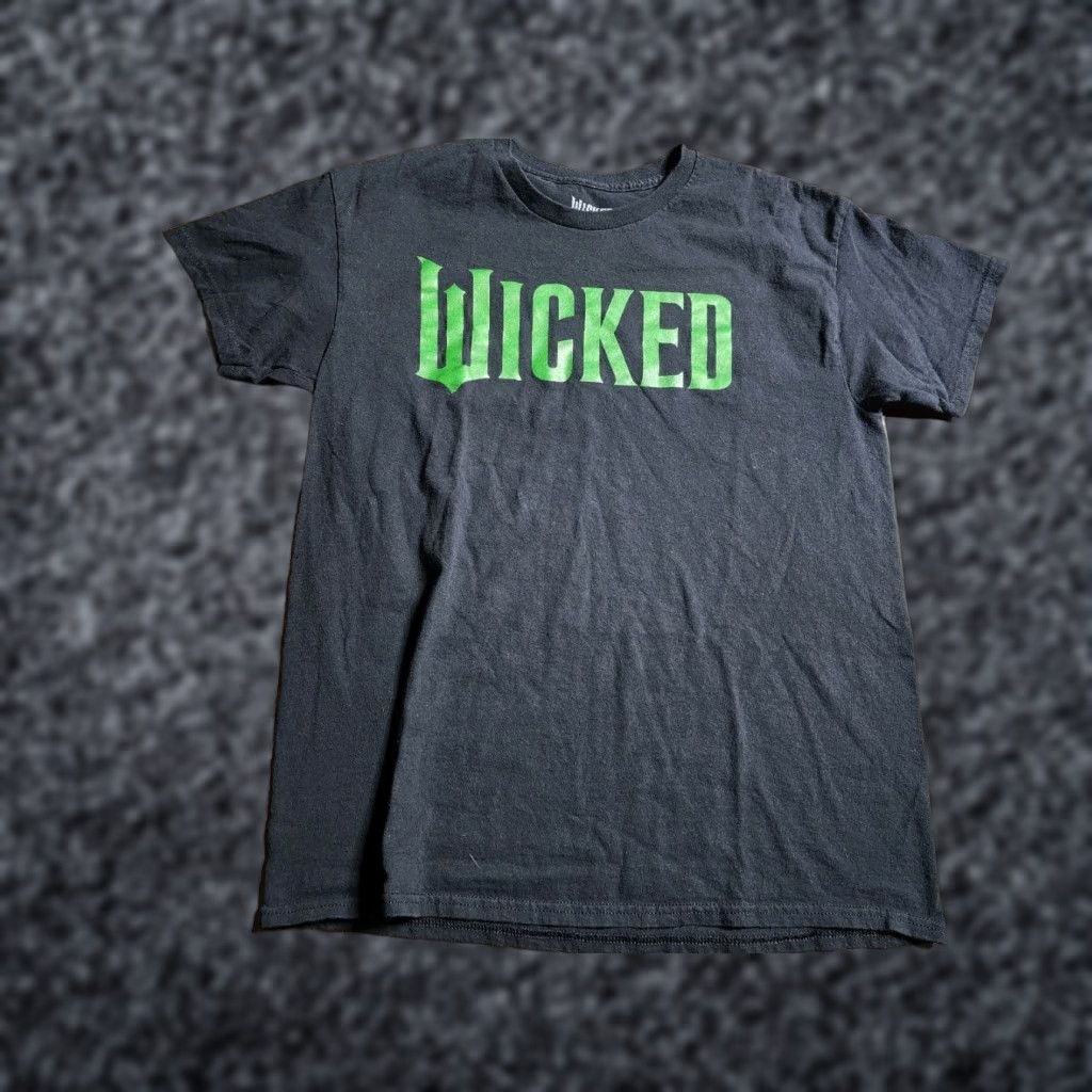 Vintage VINTAGE Wicked T-Shirt Shirt Men Black Size L Short Sleeve Crew Neck Movie 90s Mens Size US L / EU 52-54 / 3 - 1 Thumbnail