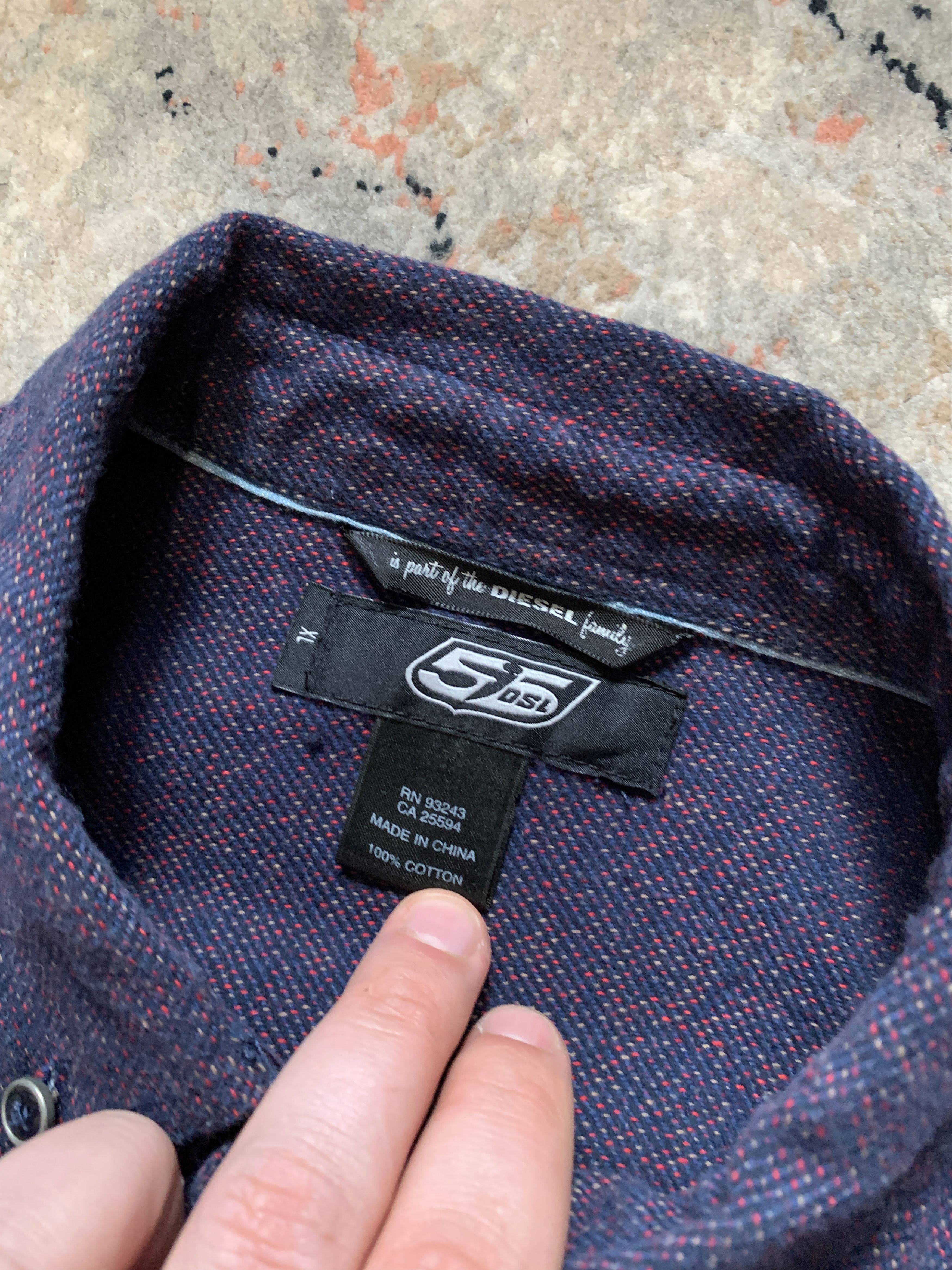 55DSL × Diesel Diesel 55 DSL Shirt Size US XL / EU 56 / 4 - 5 Thumbnail