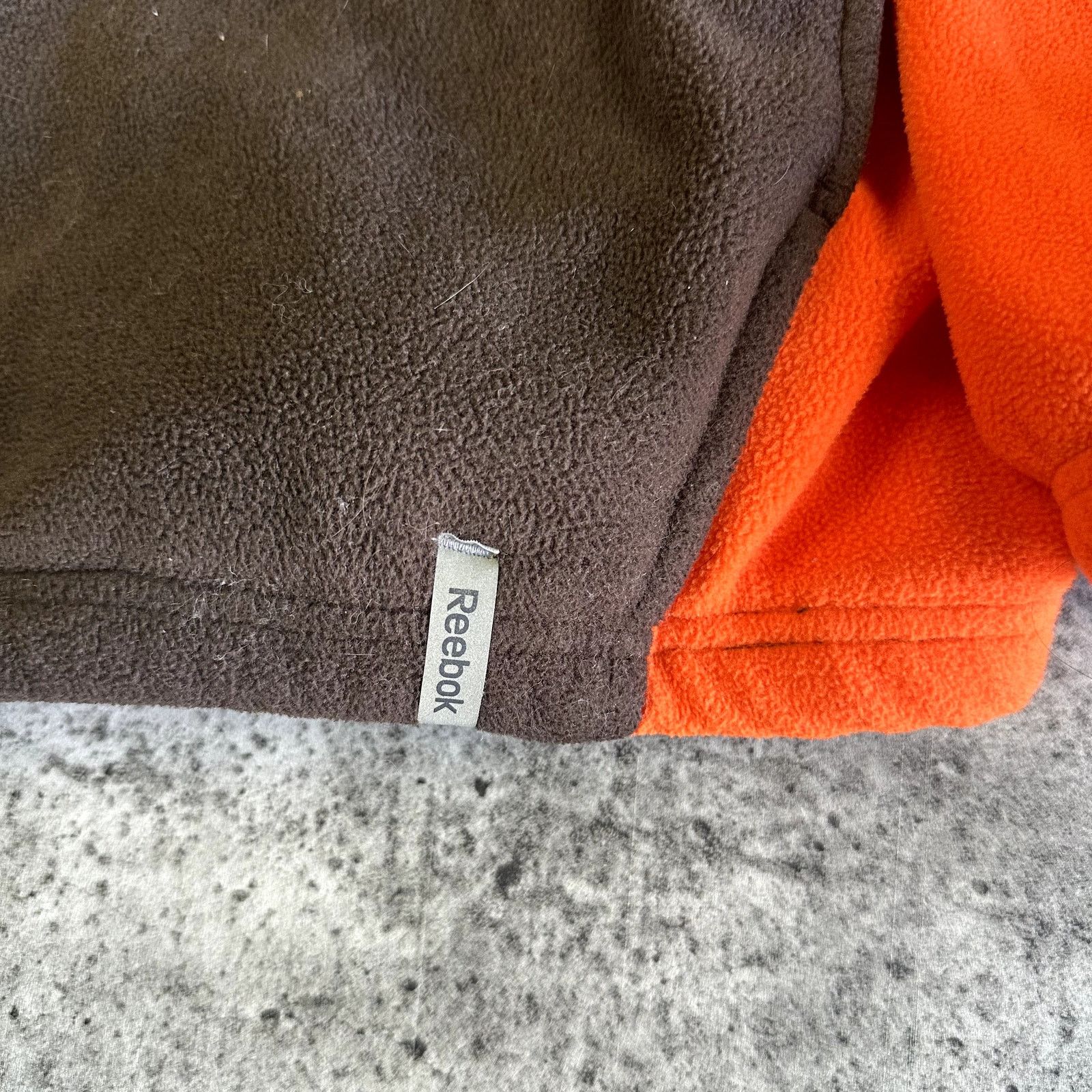 Reebok Cleveland Browns 1/4 Zip Fleece size Large Cleveland Ohio Size US L / EU 52-54 / 3 - 3 Thumbnail