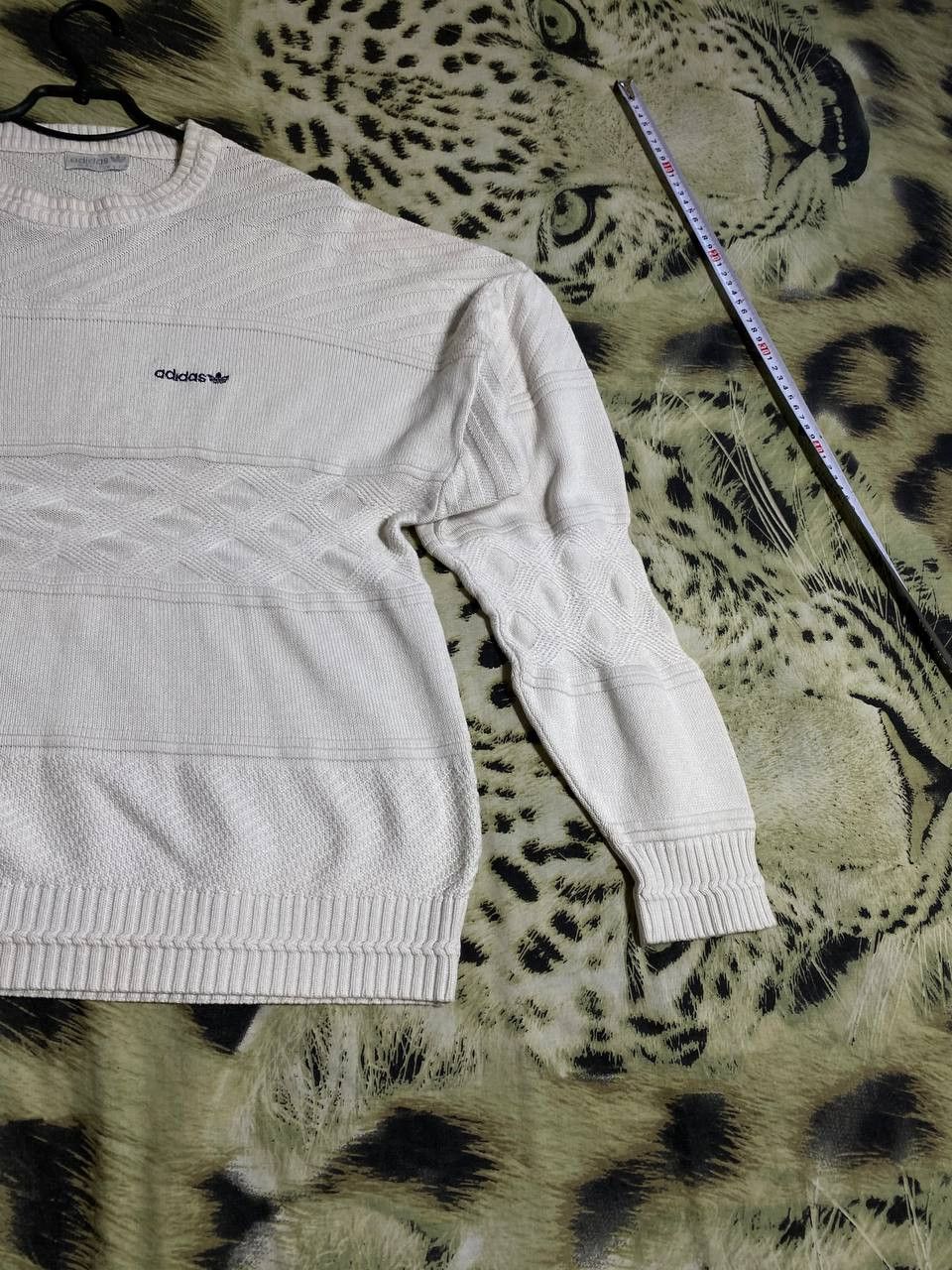 Adidas × Vintage Vintage Adidas 90s Knit Sweater Jumper Size US M / EU 48-50 / 2 - 22 Thumbnail