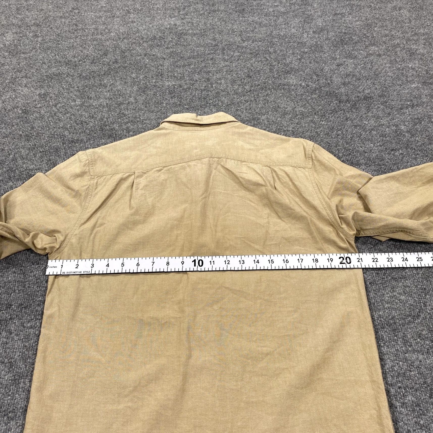 Carhartt Carhartt Shirt Mens S Beige Twill Long Sleeve Button Up Pockets Workwear Size US S / EU 44-46 / 1 - 7 Thumbnail
