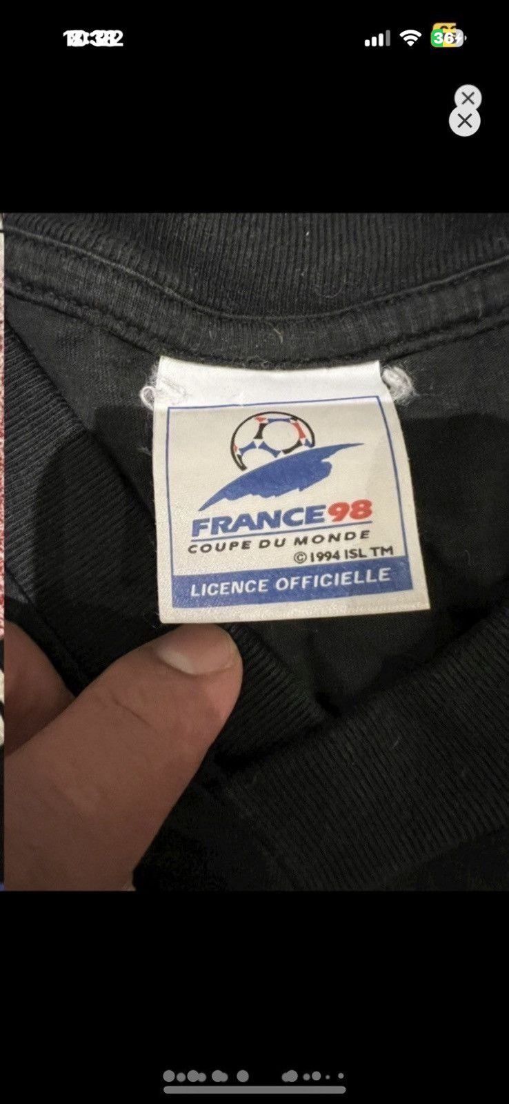 Vintage ***FINAL DROP***RARE 1998 FRANCE “COUPE DU MONDE” SOCCER XXL Size US XXL / EU 58 / 5 - 5 Thumbnail