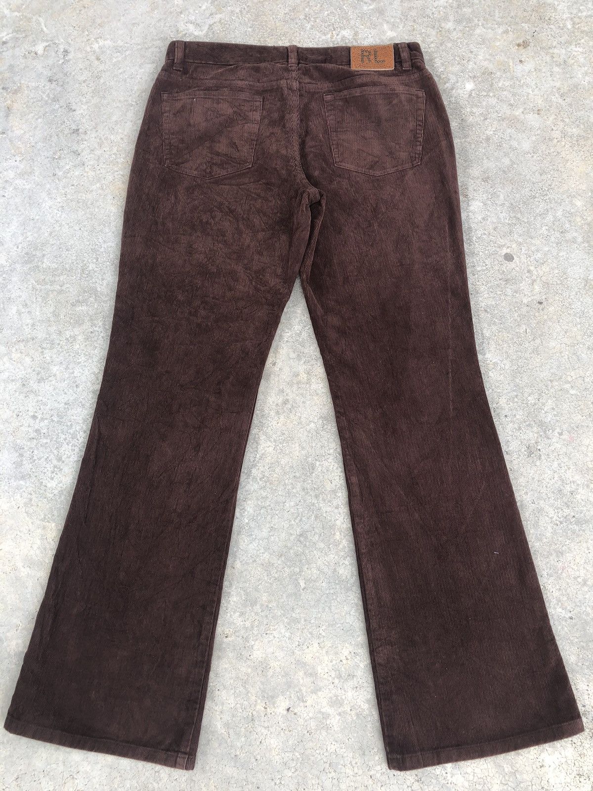 If Six Was Nine Ralph Lauren Flared Jeans Bootcut Corduroy Size US 32 / EU 48 - 2 Thumbnail