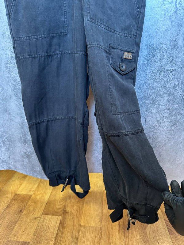 Diesel Diesel Utility Jumpsuit Sleeveless Cargo Overalls Buckle Size 25" / US 0 / IT 36 - 10 Thumbnail