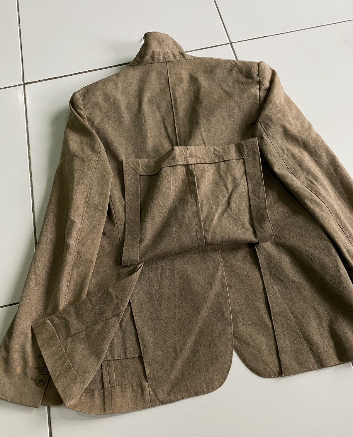 Burberry Vintage 80s Burberry Coat cotton Made in itali Size M / US 6-8 / IT 42-44 - 6 Thumbnail