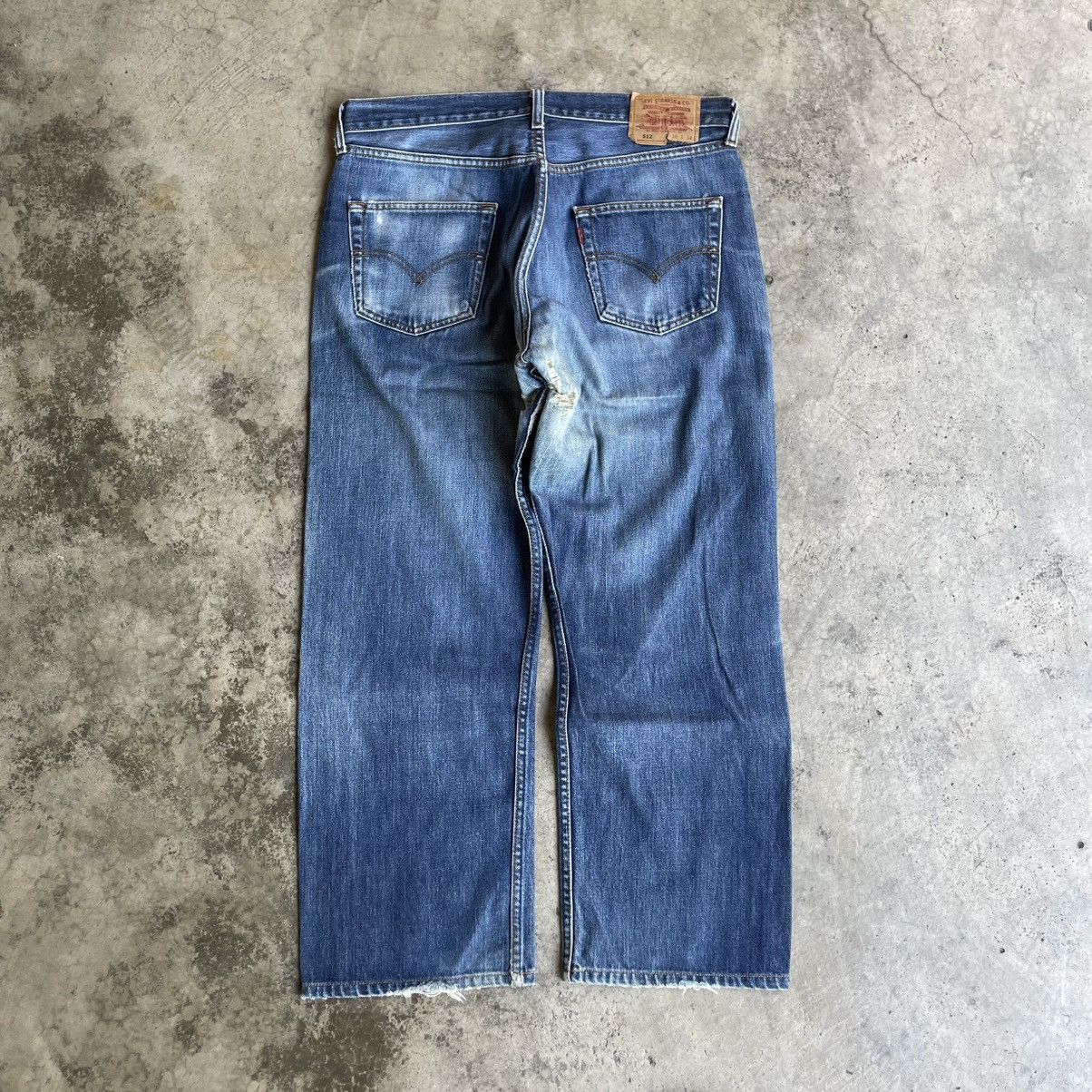 Levi's Vintage Clothing 🔥Vintage Levis 512 Stoned Washed Ripped Distress Denim Jeans Size US 36 / EU 52 - 4 Thumbnail
