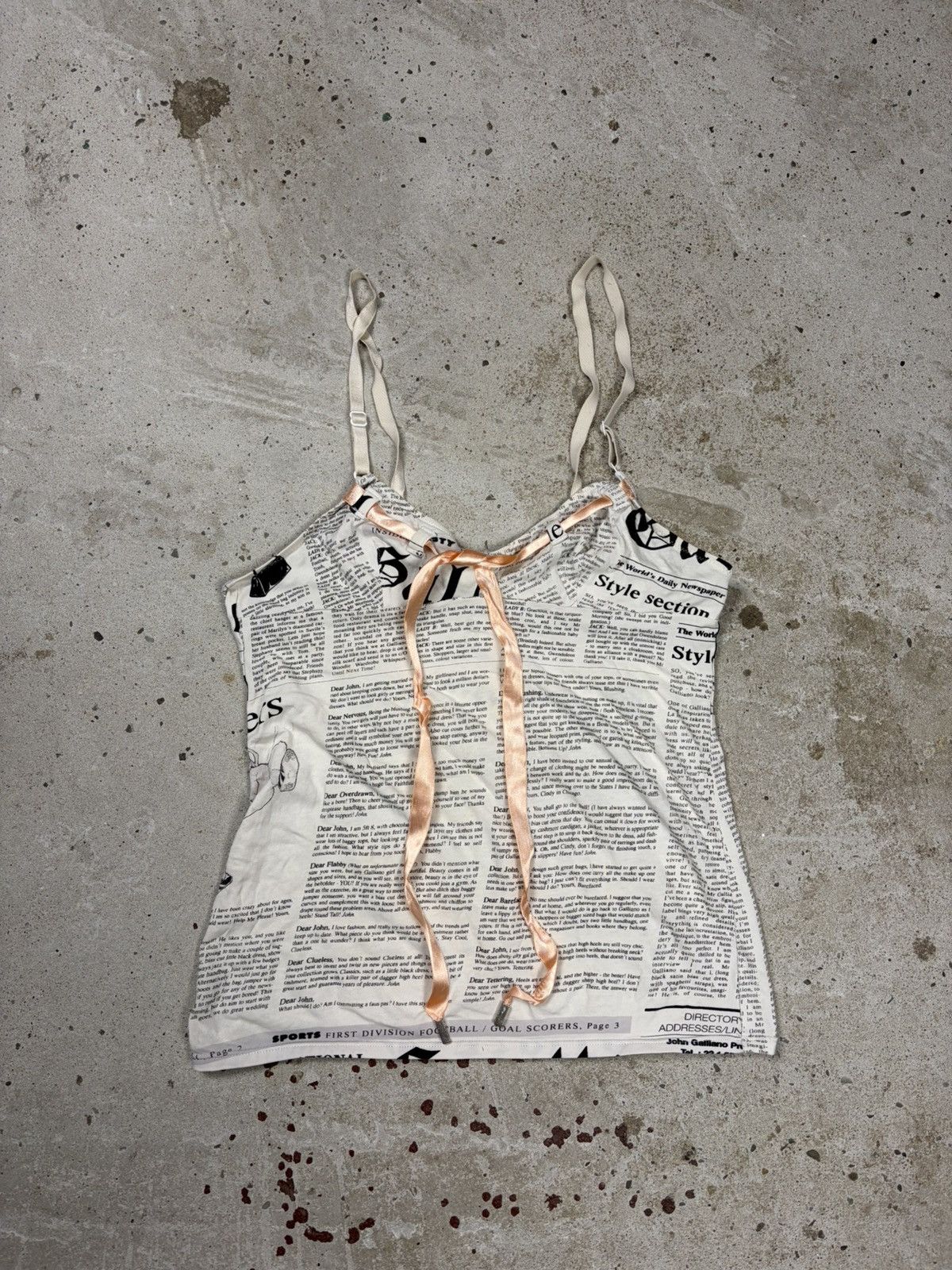 Dior × John Galliano Dior by John Galliano 2000s embellished tank