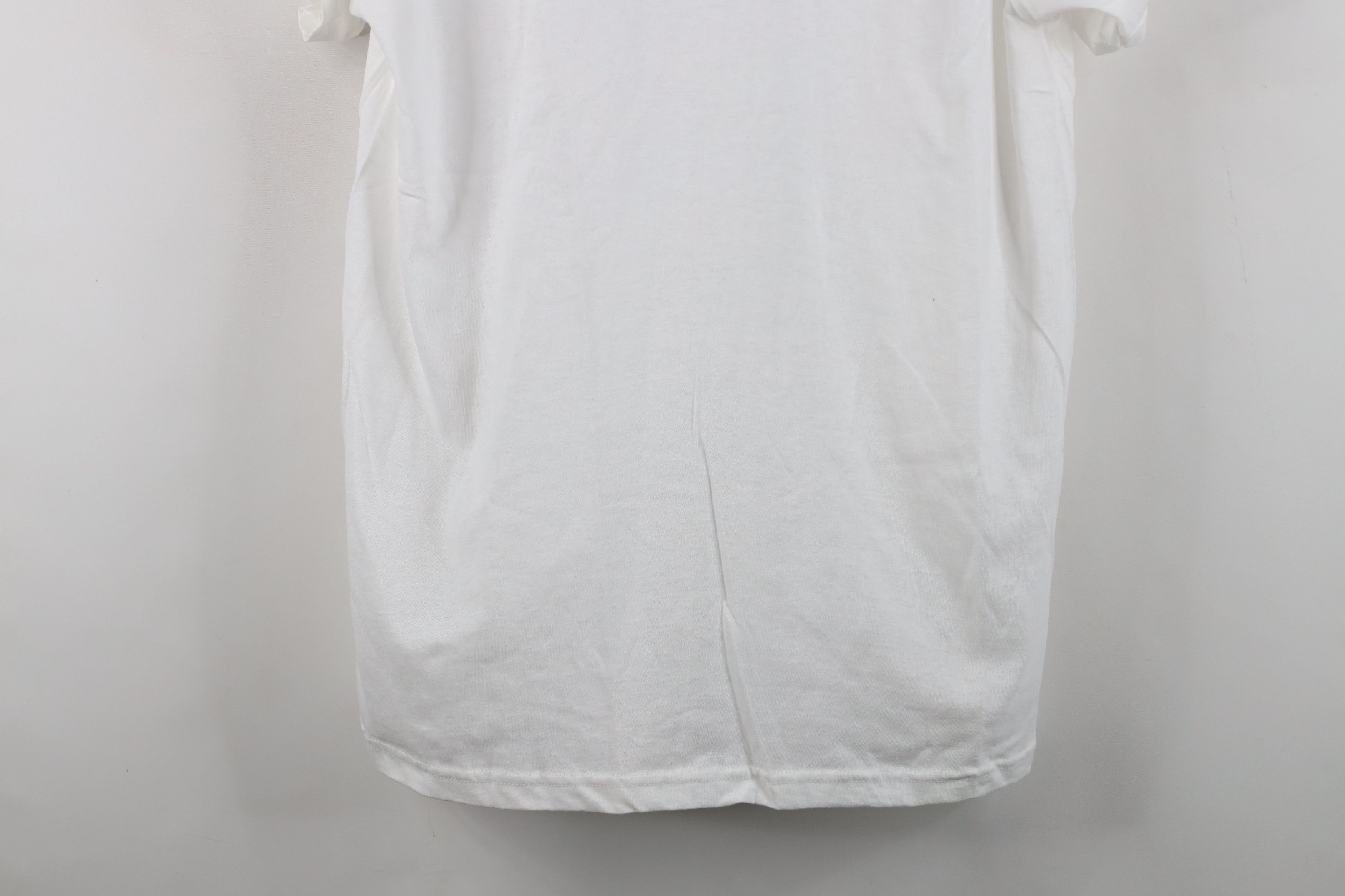 Vintage Vintage 90s Streetwear Cotton Short Sleeve T-Shirt White Size US L / EU 52-54 / 3 - 3 Thumbnail