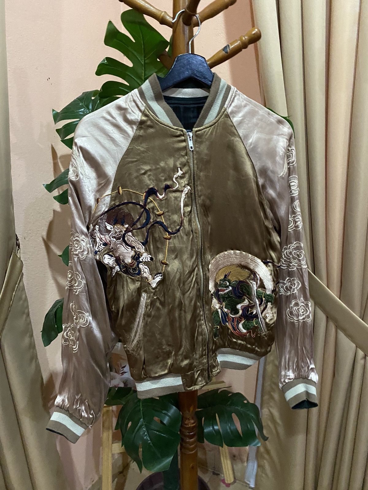 Other SUKAJAN BACK STREET CRAWLER SOUVENIR REVERSIBLE RAYON JACKET Size US S / EU 44-46 / 1 - 10 Thumbnail